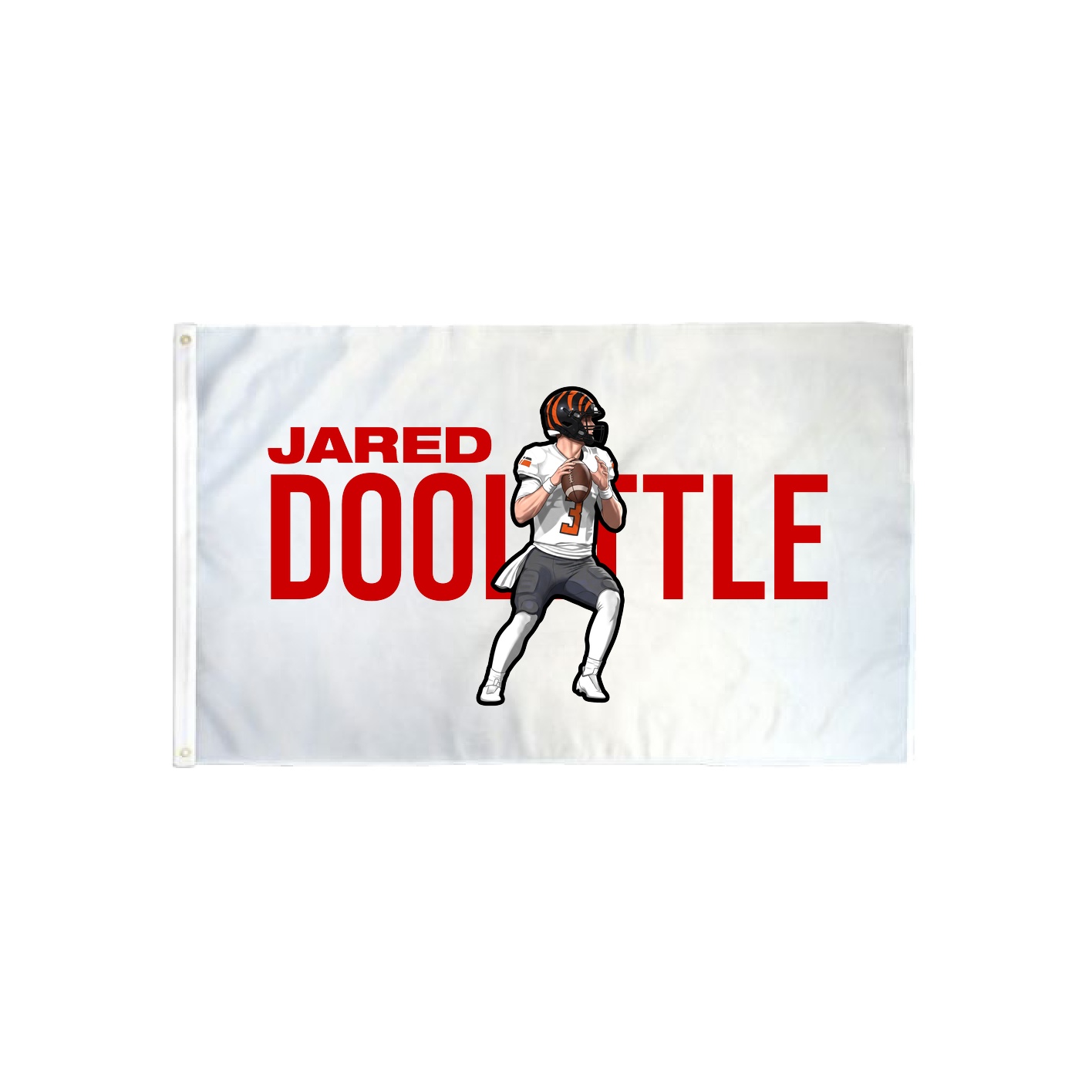 3x5 Flag — Player Name in Classic
