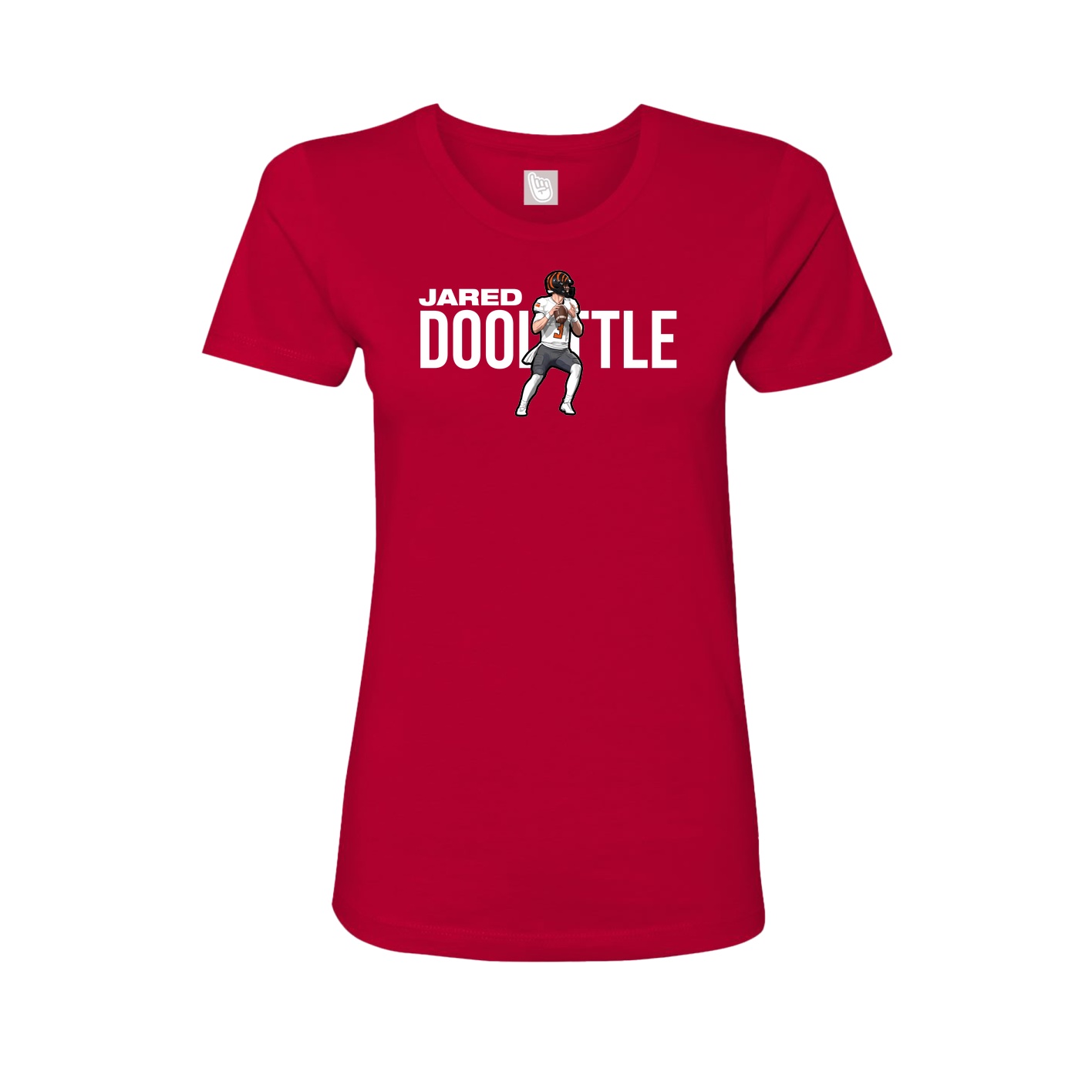 Womens Tee — Player Name in Red