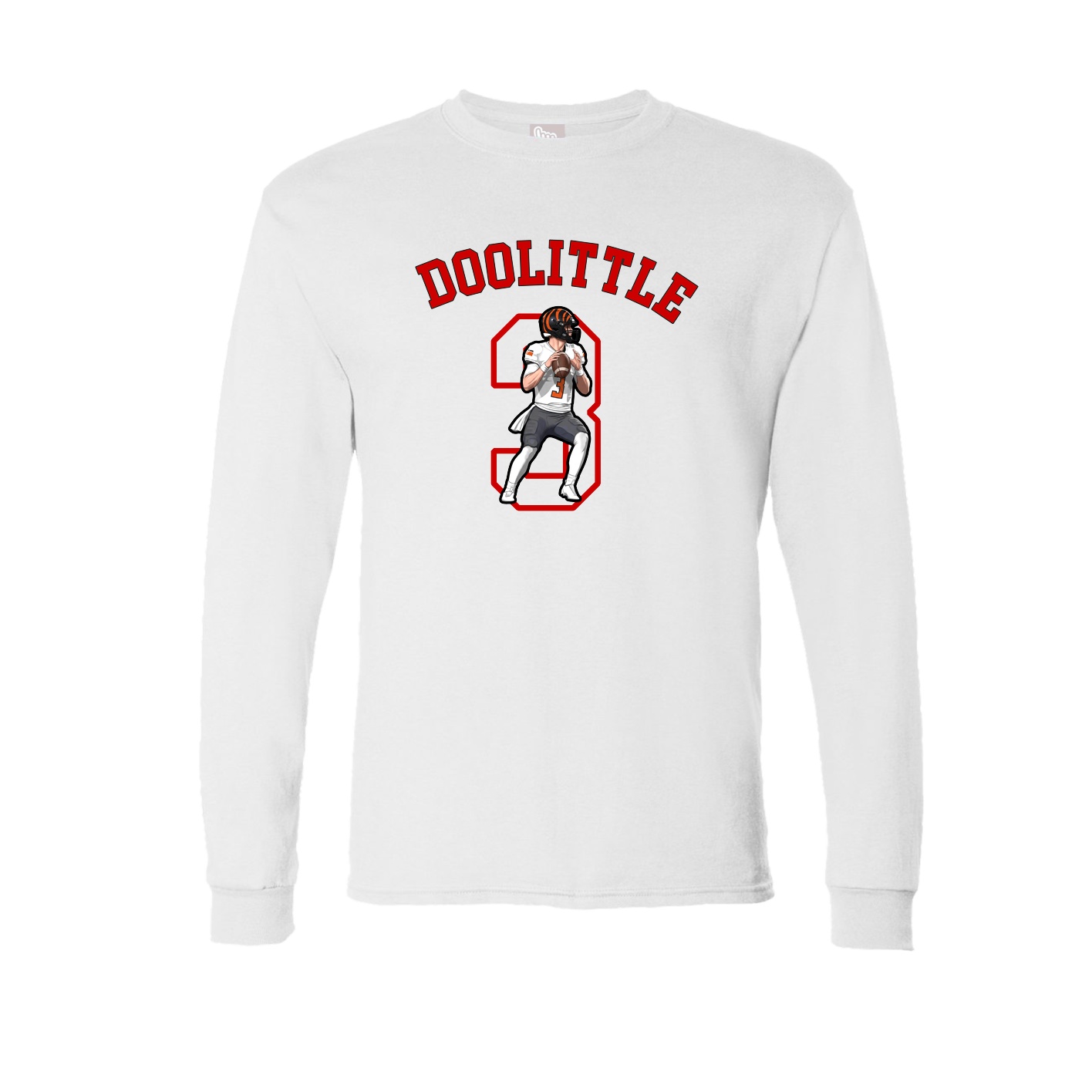 Long Sleeve Tee — Shirsey Arch in White