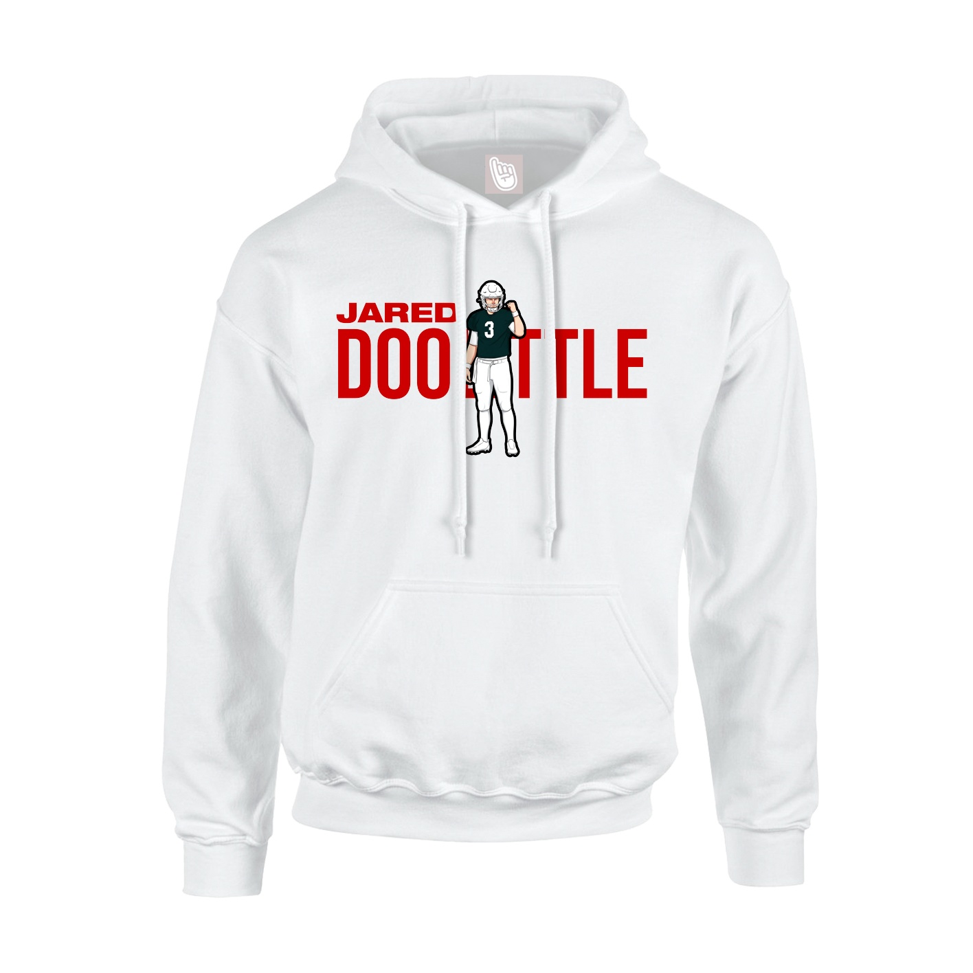 Hoodie — Player Name in White