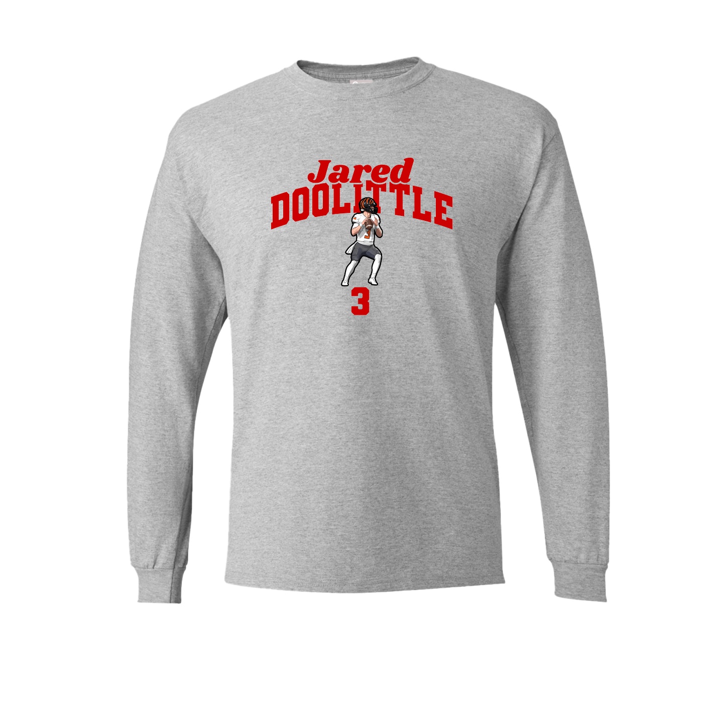 Long Sleeve Tee — Signature Arch in Grey
