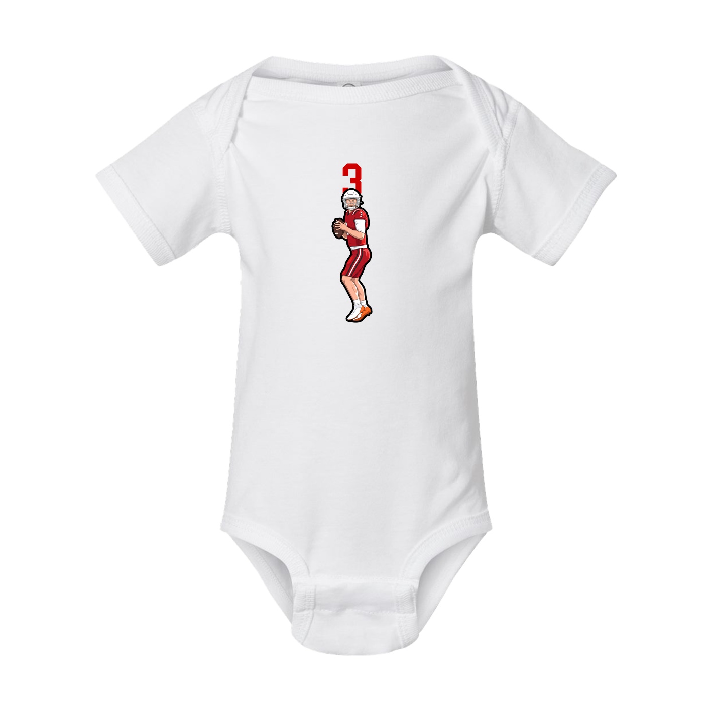 Baby Onesie — Number Top in White