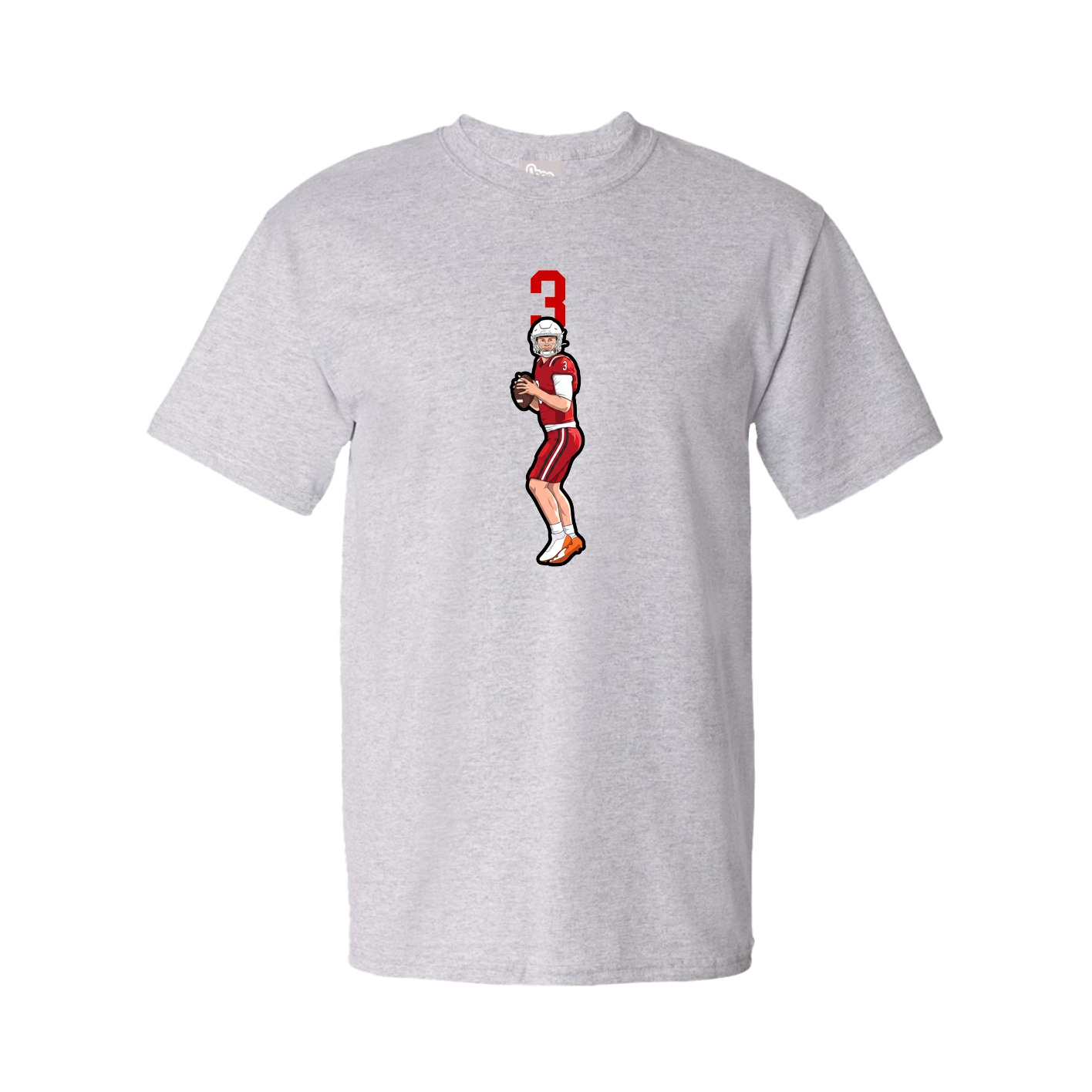 Tee — Number Top in Grey