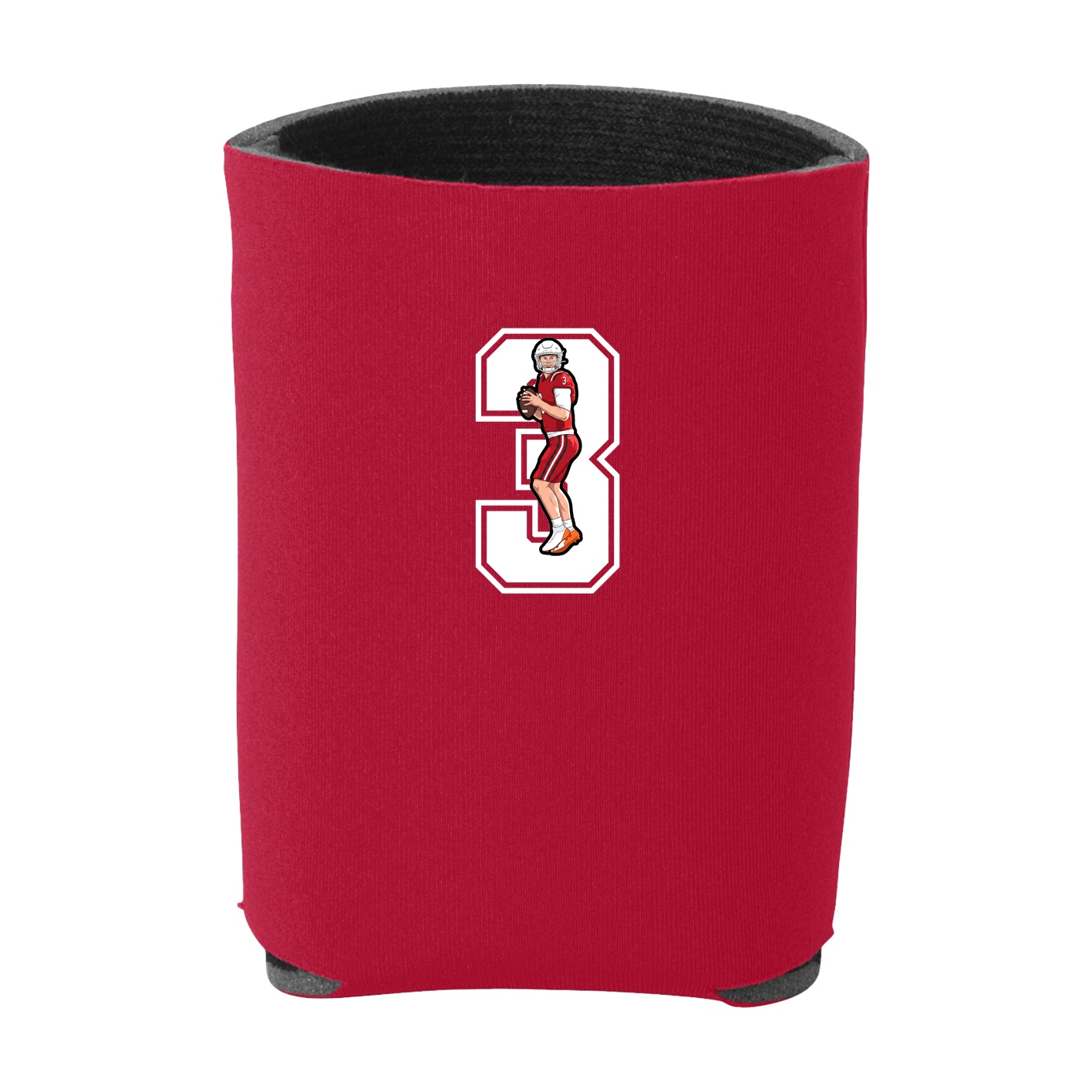Can Holder — Number in Red
