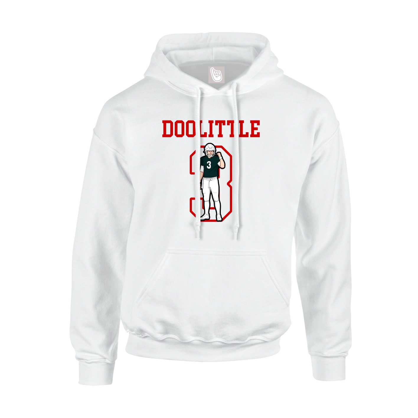 Hoodie — Shirsey in White