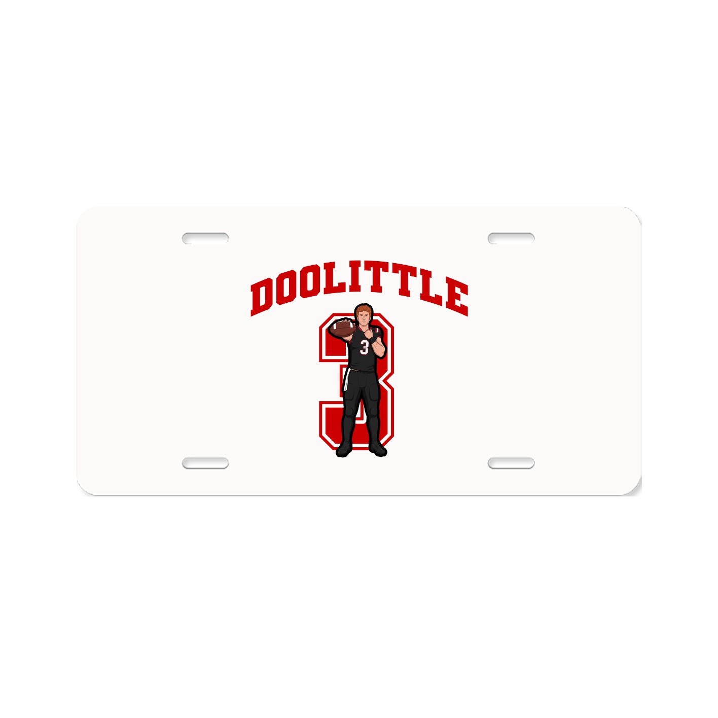 License Plate — Number in Classic