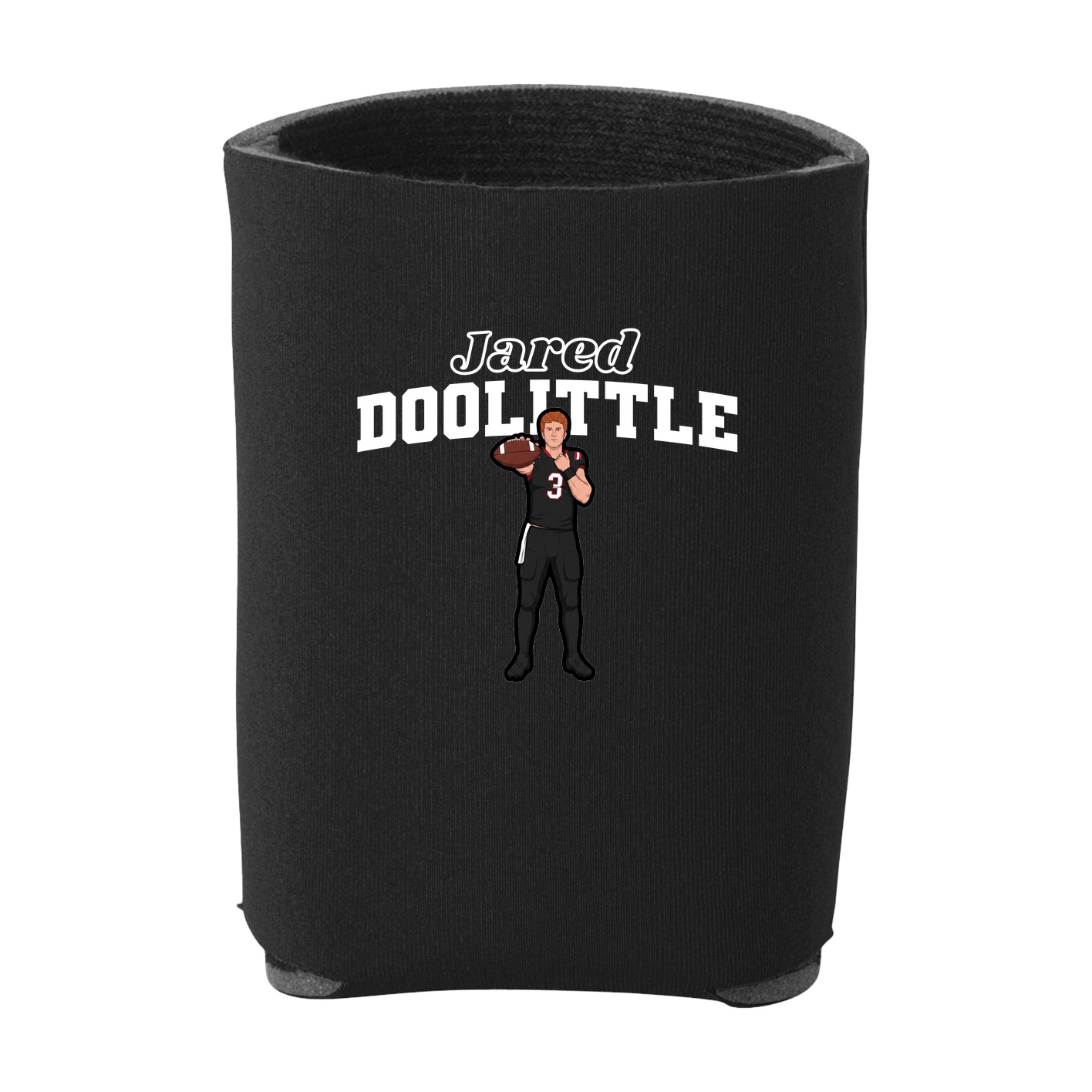 Can Holder — Name Arch in Black