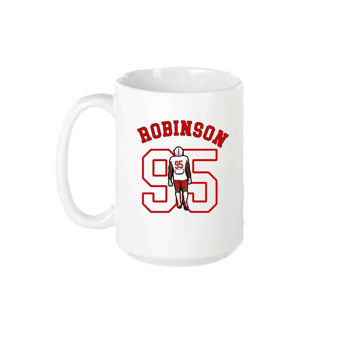 15oz Coffee Mug — Shirsey Arch in White