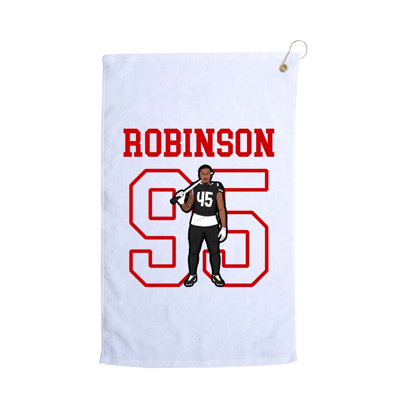 Golf Towel — Shirsey in White
