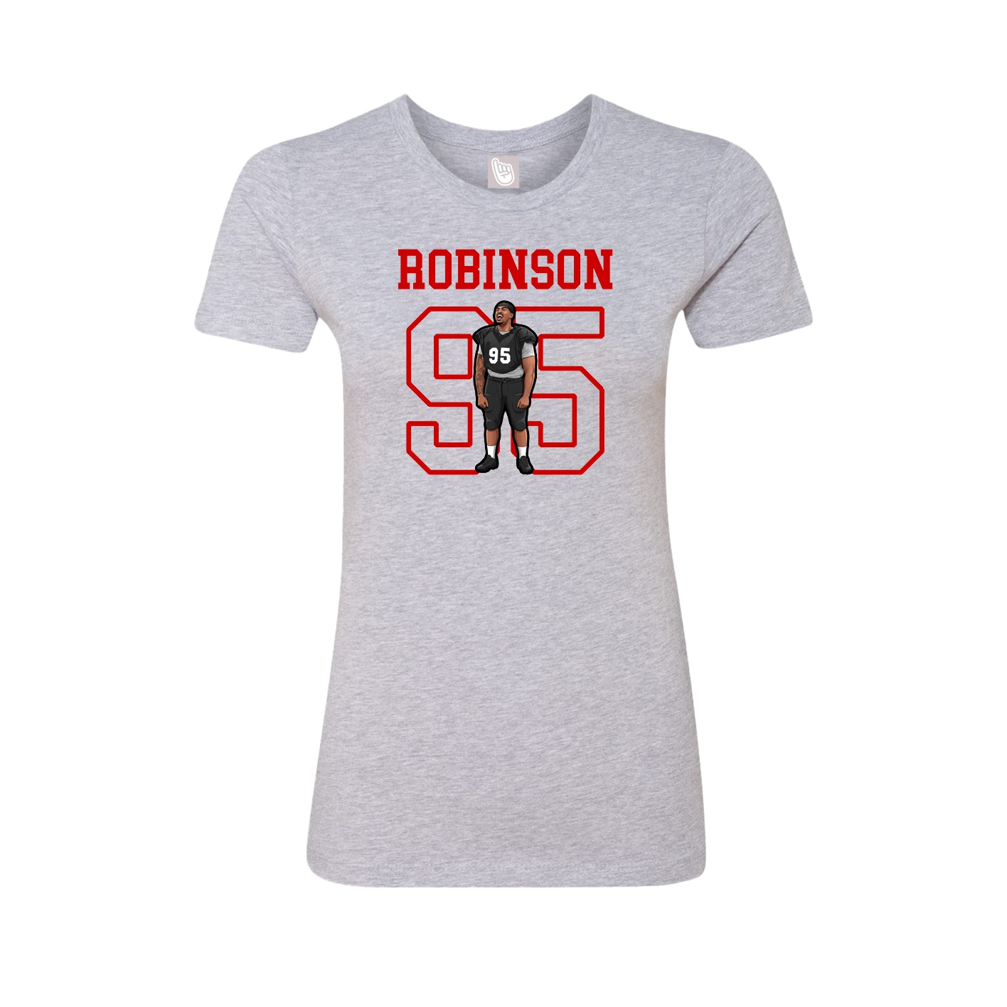 Fitted Women's Tee — Shirsey in Grey