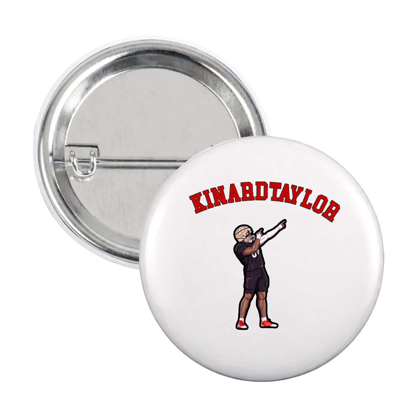 Game Day Button — Shirsey Arch in White