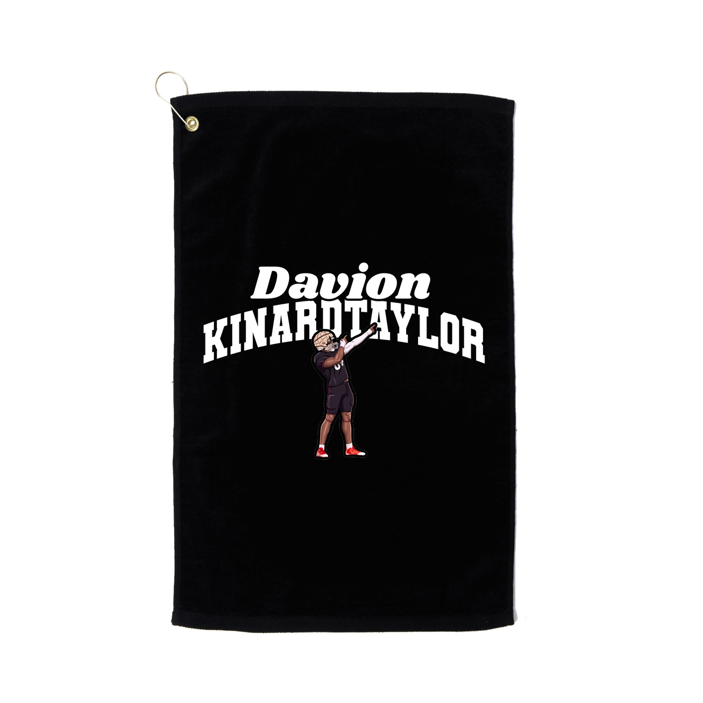 Golf Towel — Signature Arch in Black