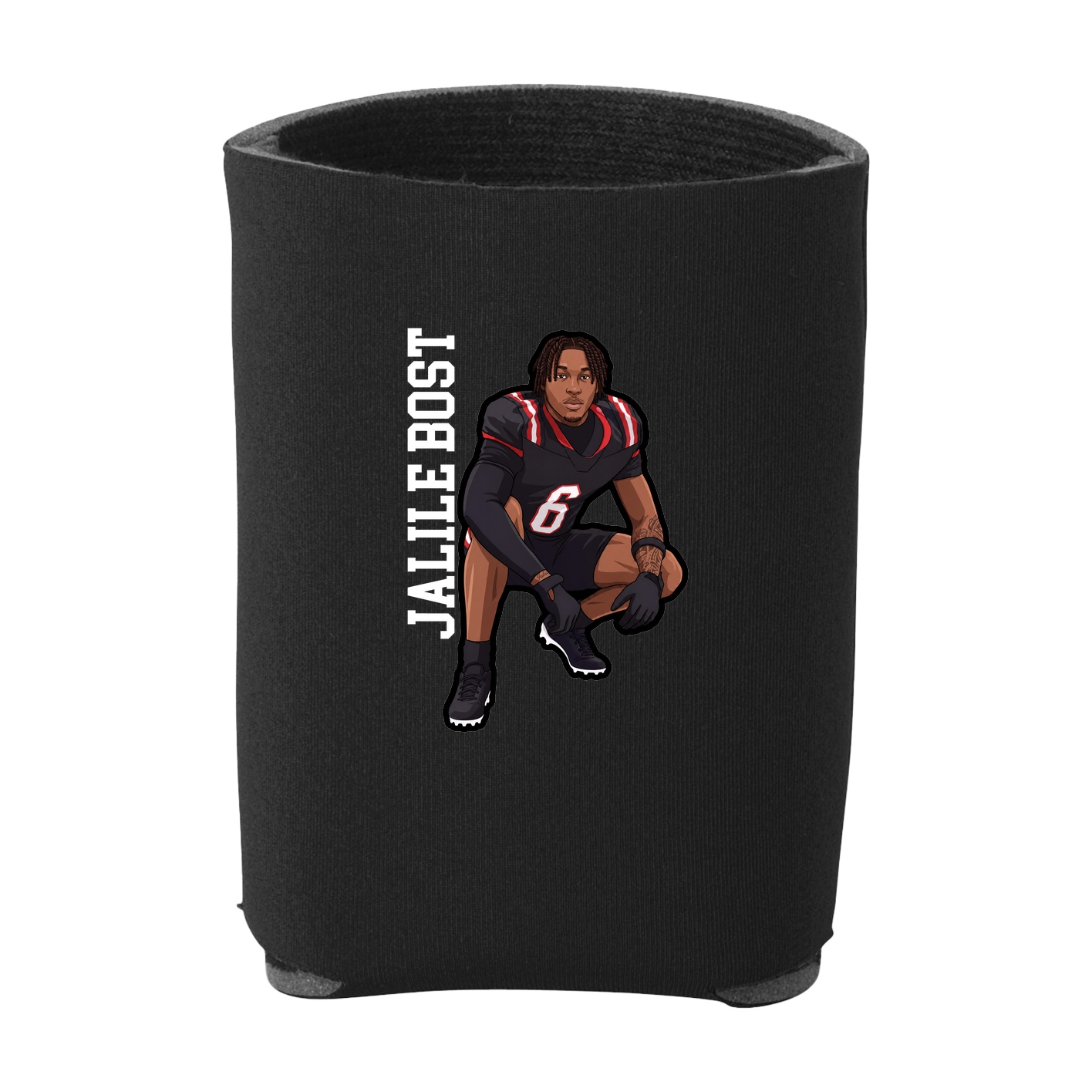 Can Holder — Name Vertical in Black
