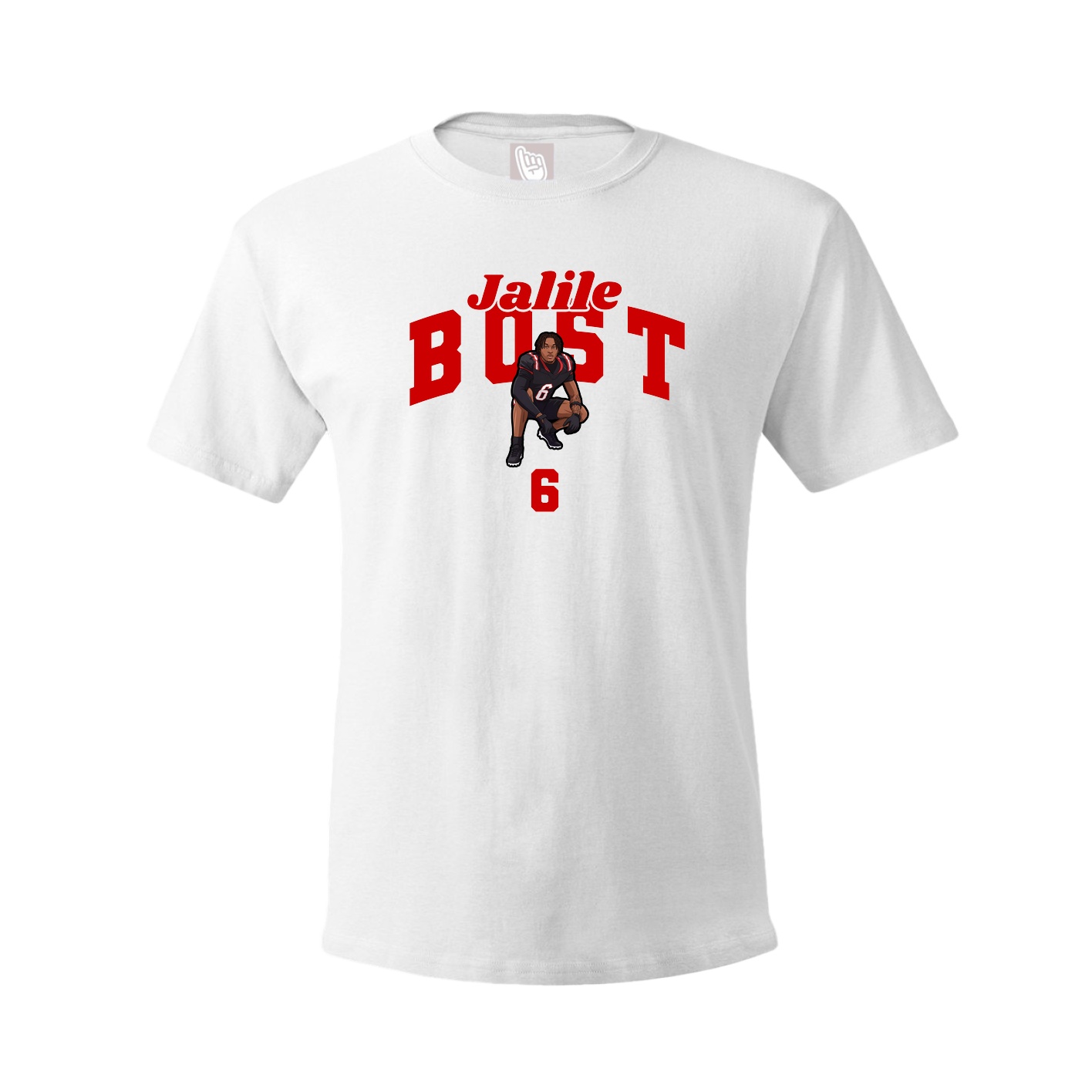 Youth Tee — Signature Arch in White