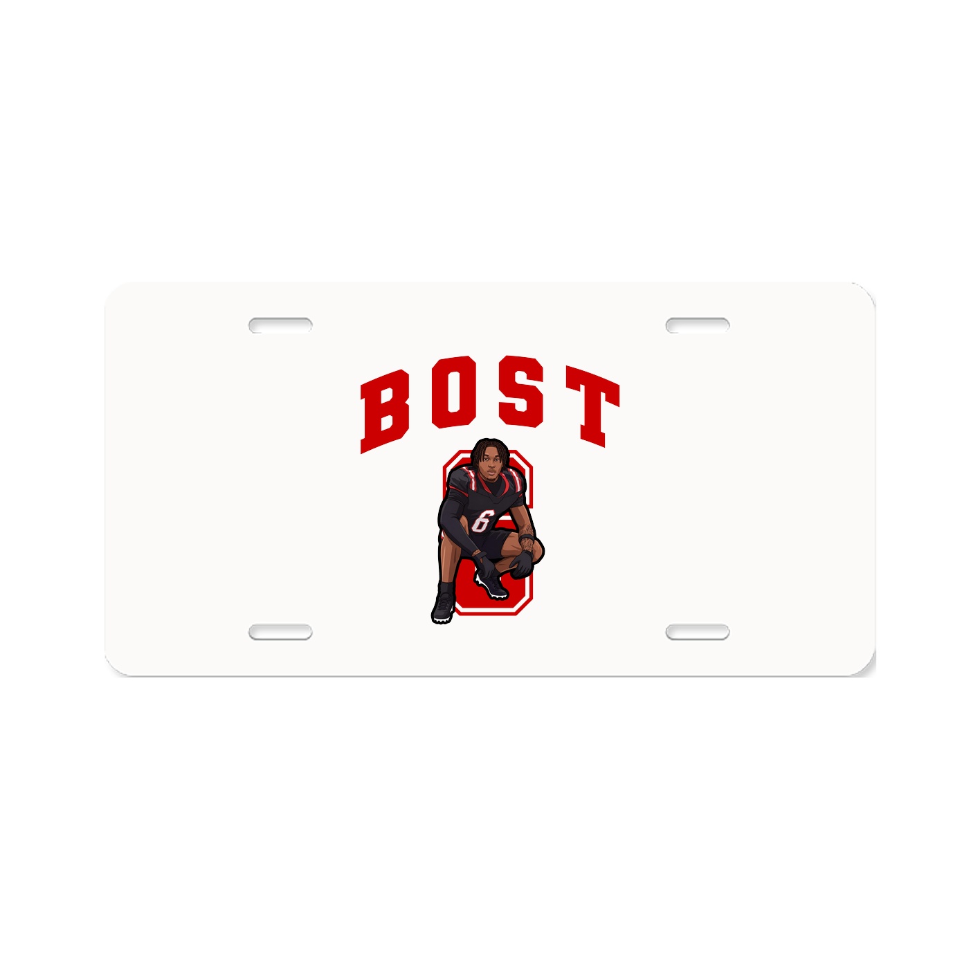 License Plate — Number in Classic