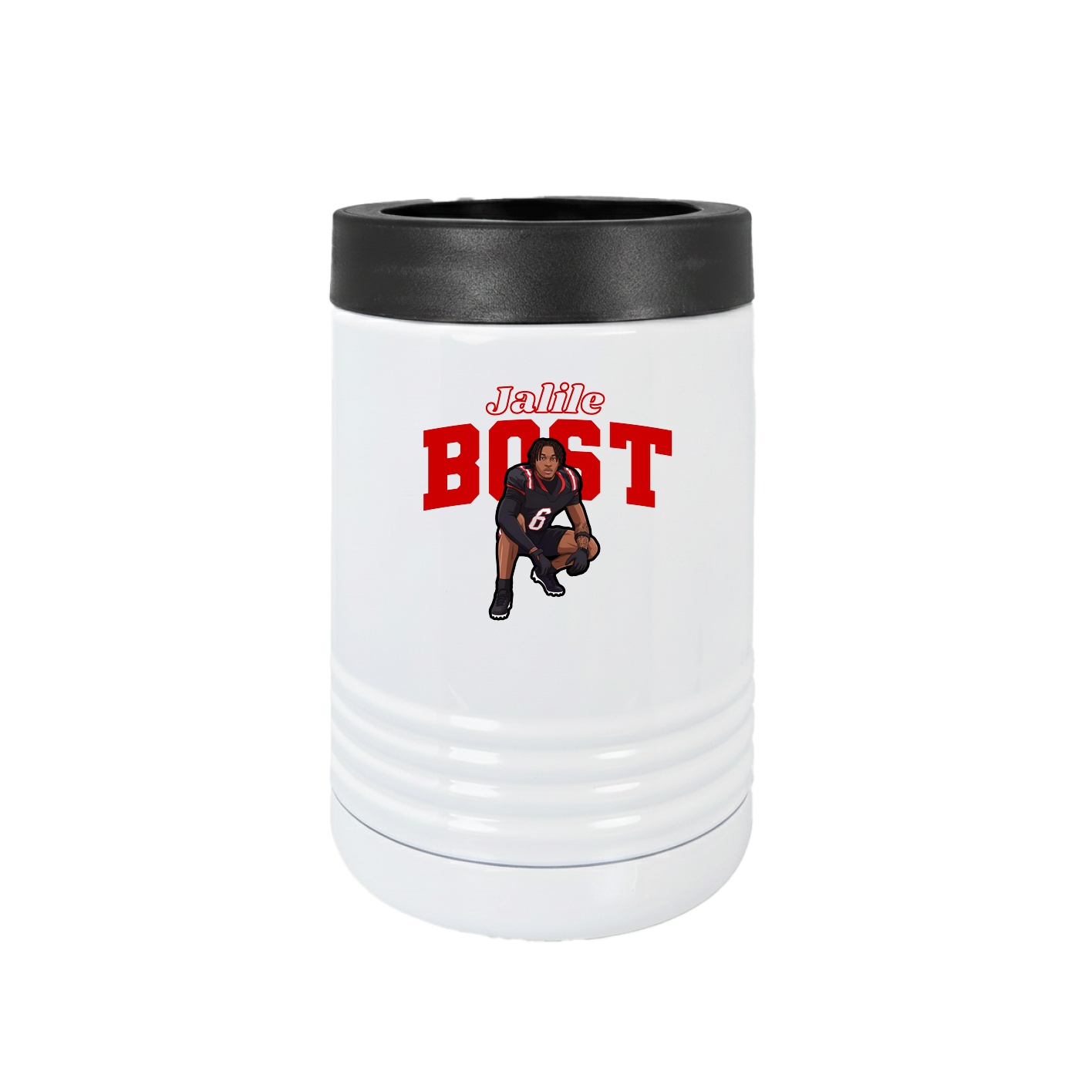 Beverage Holder — Name Arch in White