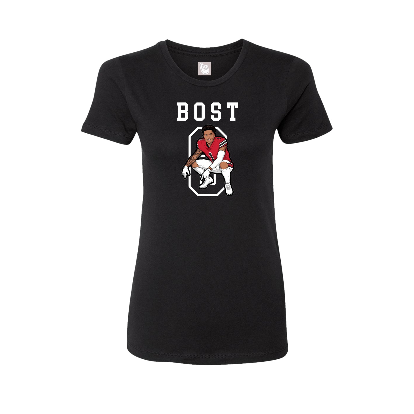 Fitted Women's Tee — Shirsey in Black
