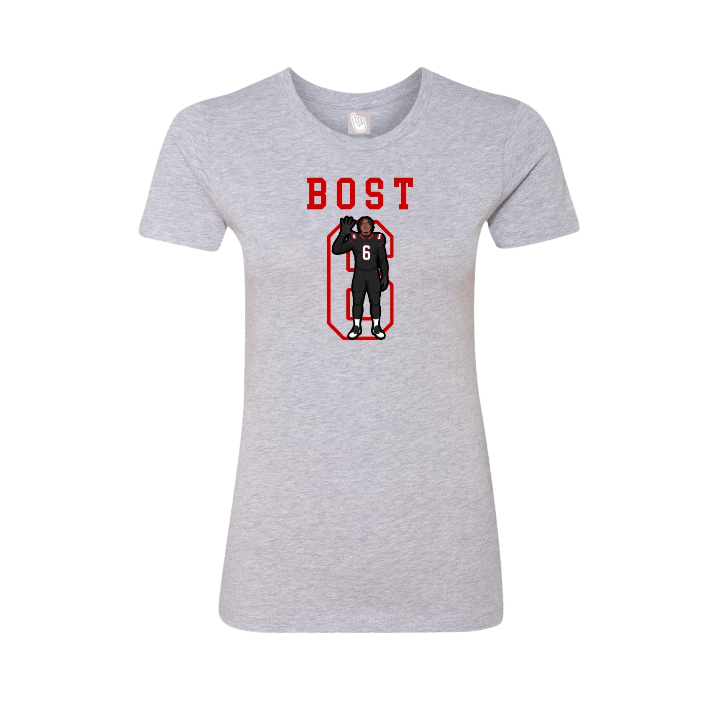 Fitted Women's Tee — Shirsey in Grey