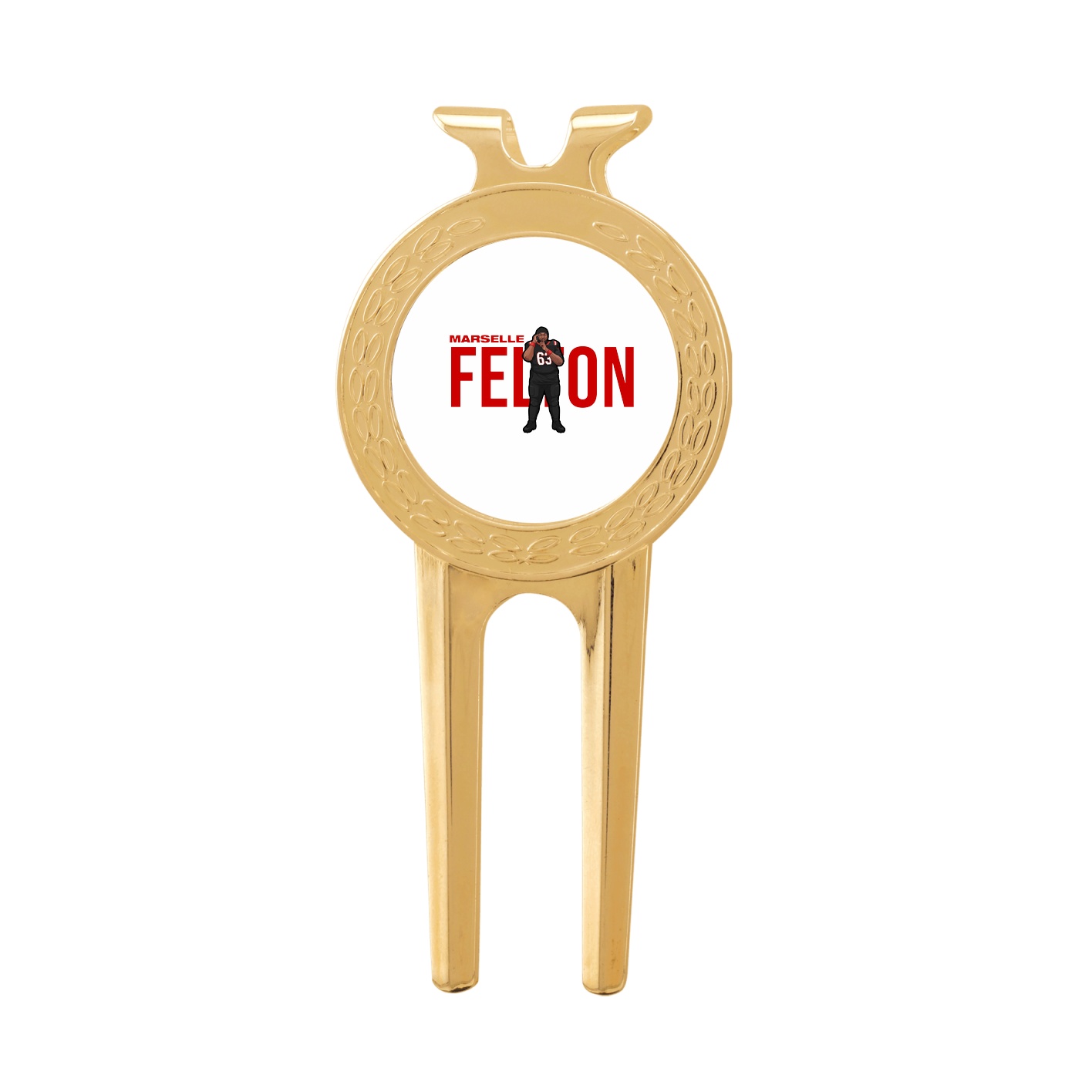 Divot Tool with Ball Marker — Player Name in Classic