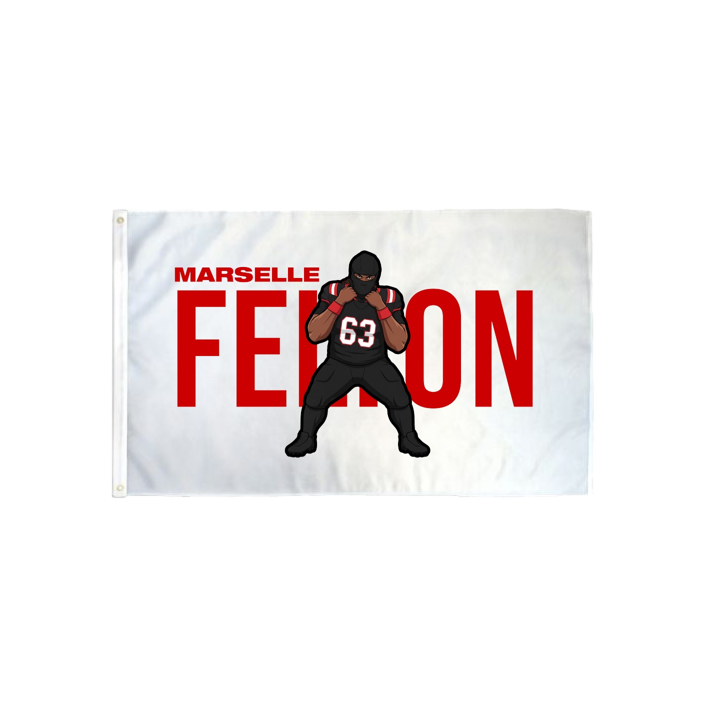 3x5 Flag — Player Name in Classic