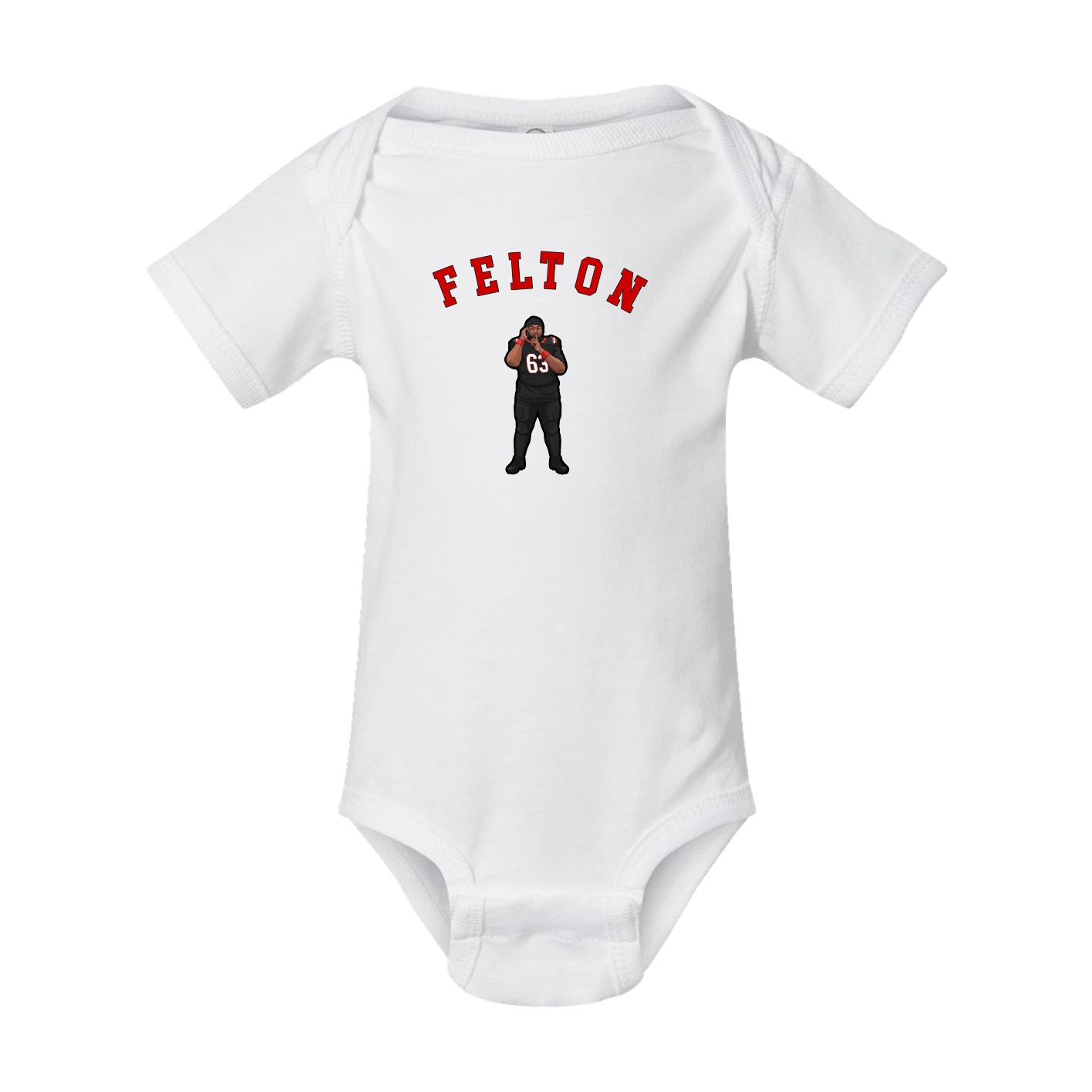 Baby Onesie — Shirsey Arch in White