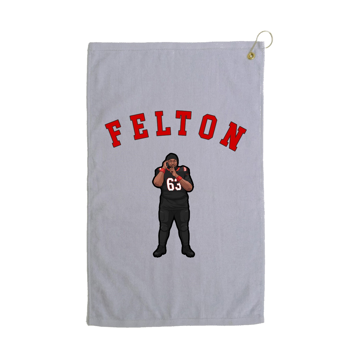Golf Towel — Shirsey Arch in Grey
