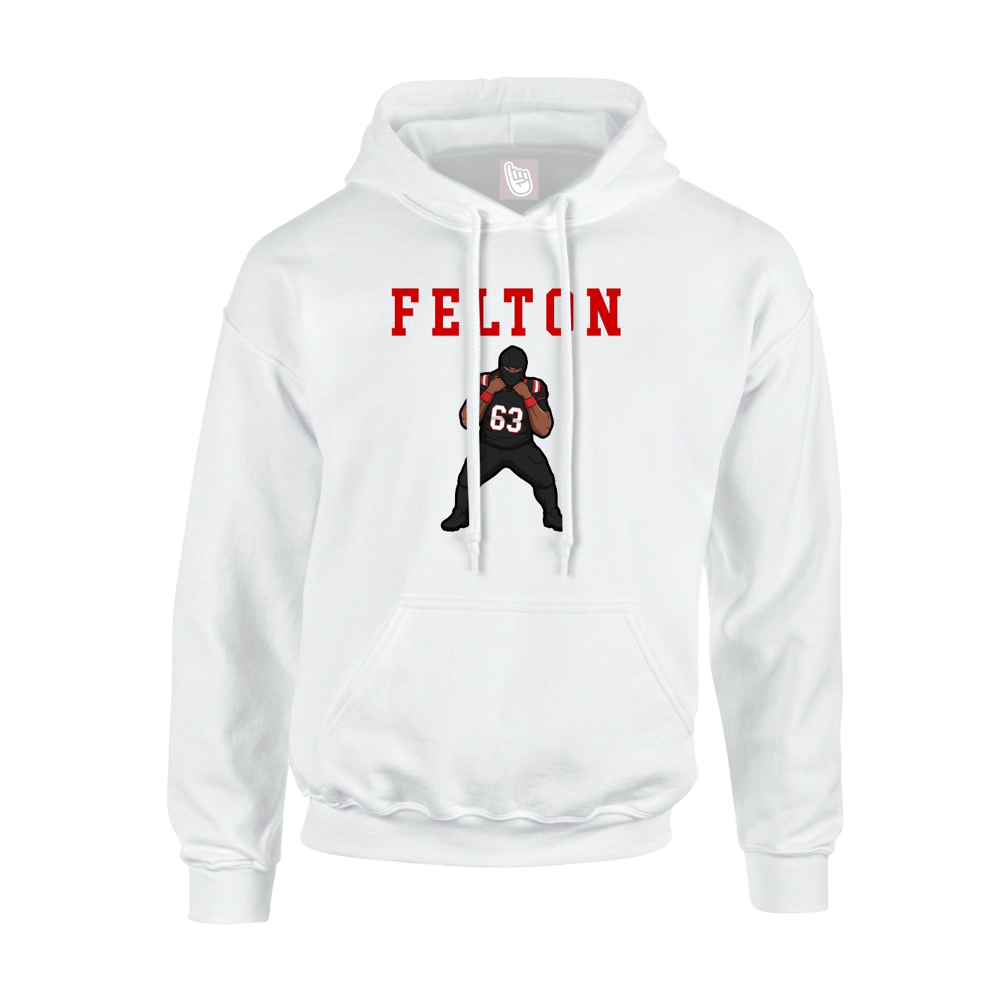 Youth Hoodie — Shirsey in White