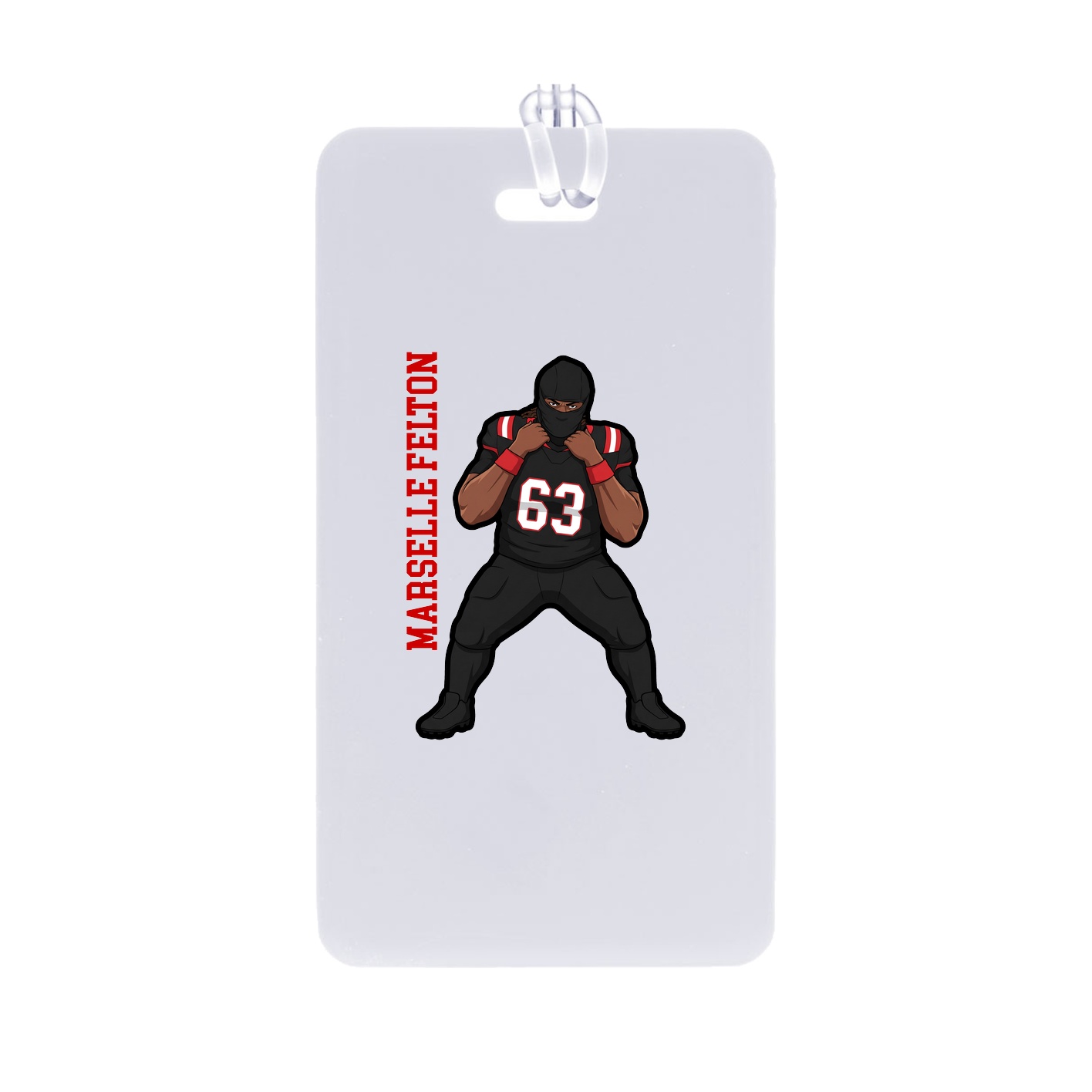 Bag Tag — Name Vertical in Classic