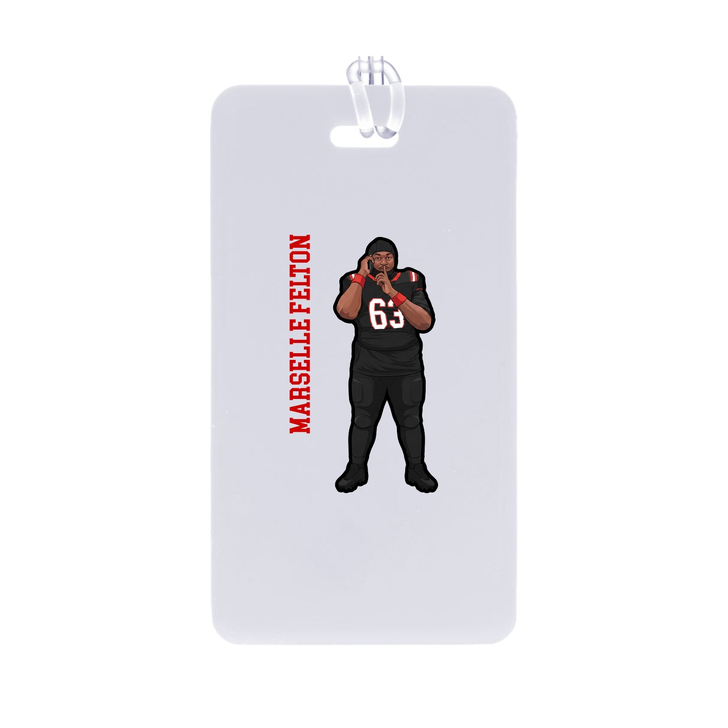Bag Tag — Name Vertical in Classic