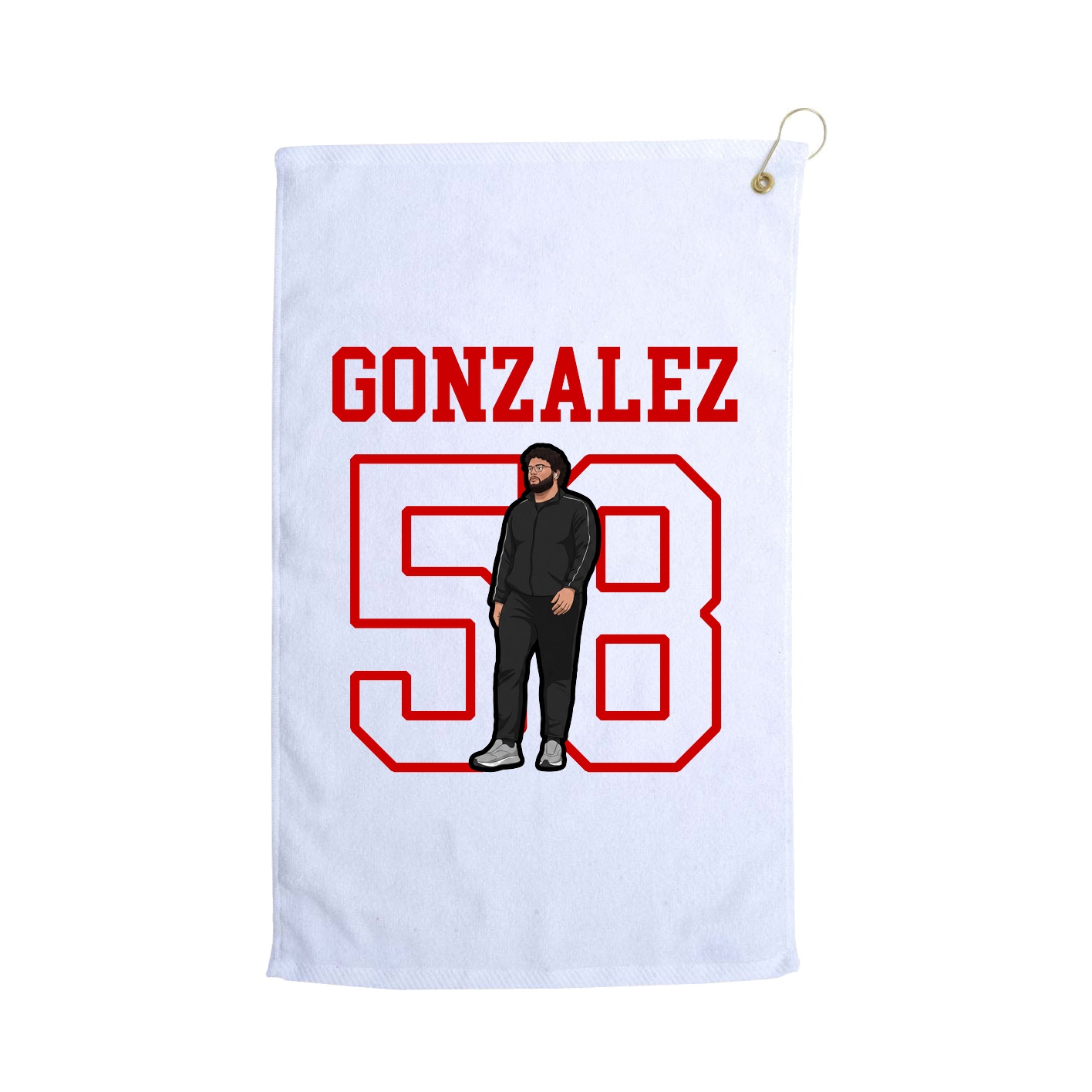 Golf Towel — Shirsey in White