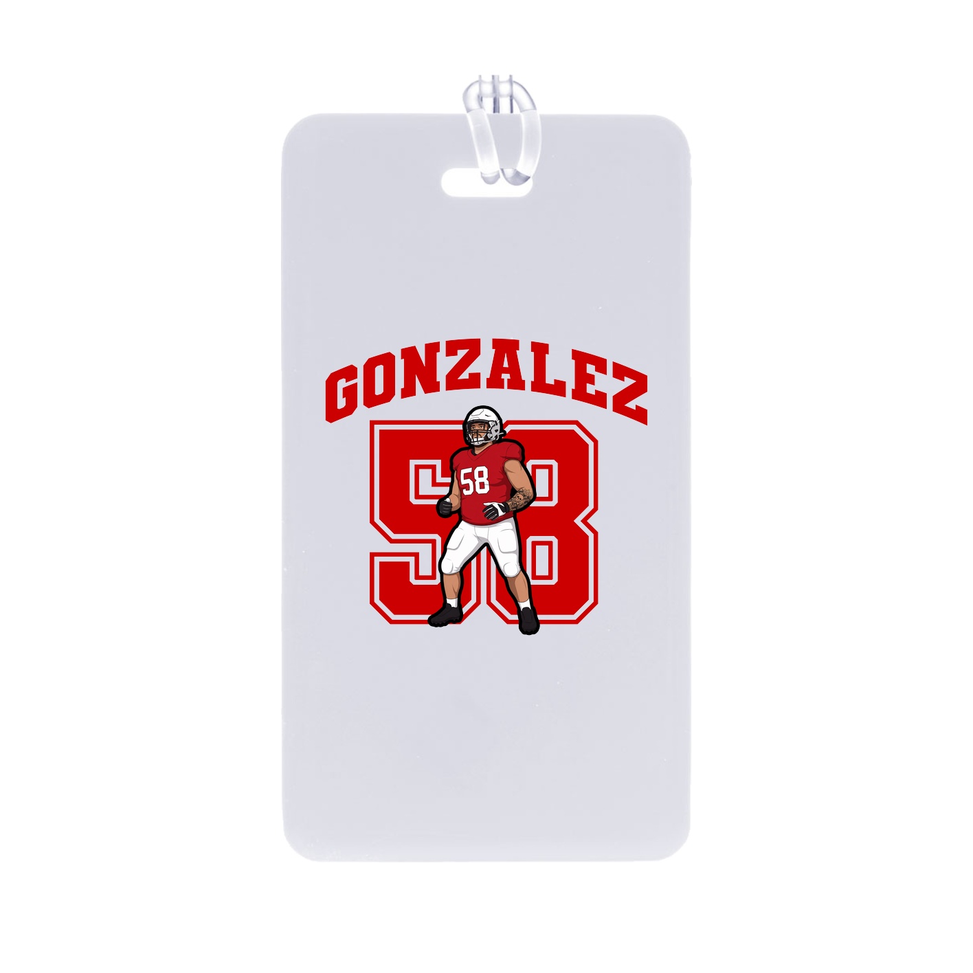 Bag Tag — Number in Classic