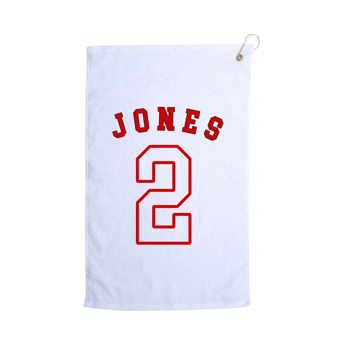 Golf Towel — Shirsey Arch in White