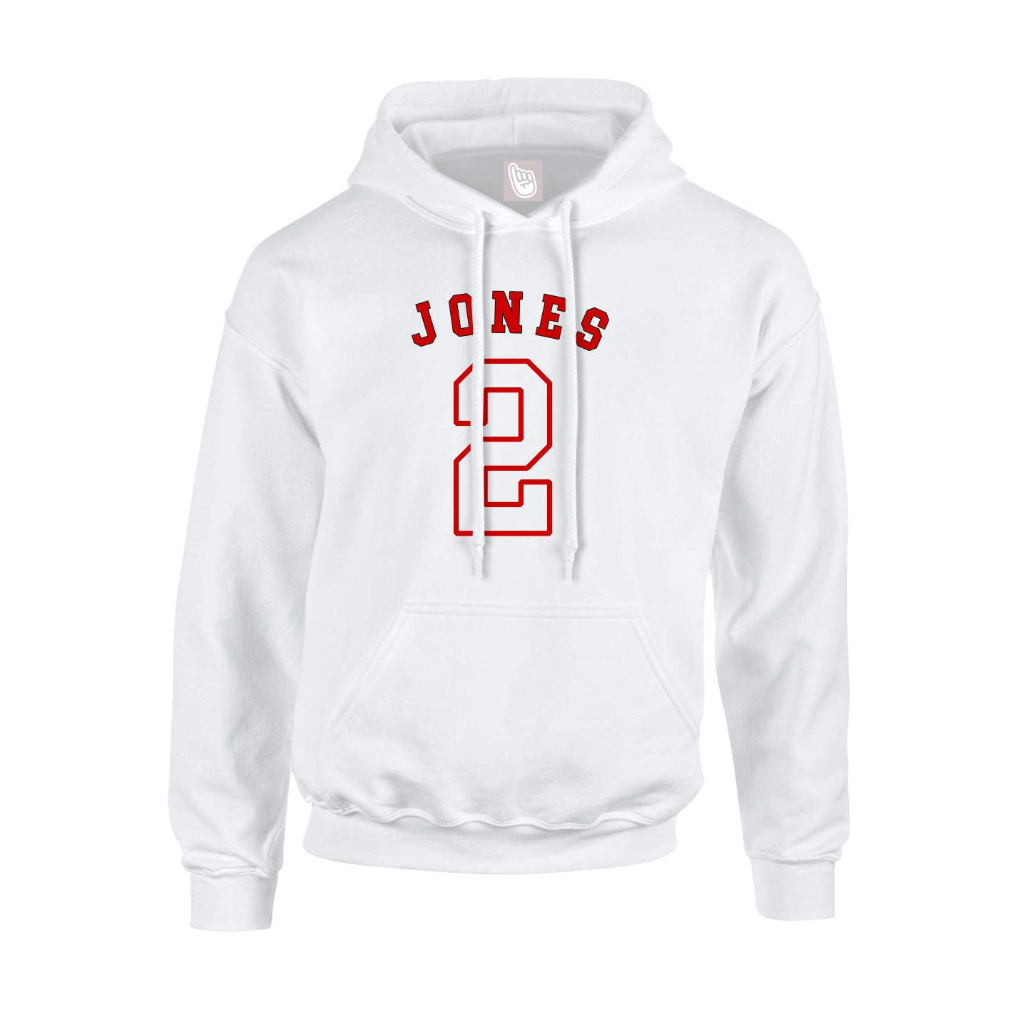 Youth Hoodie — Shirsey Arch in White