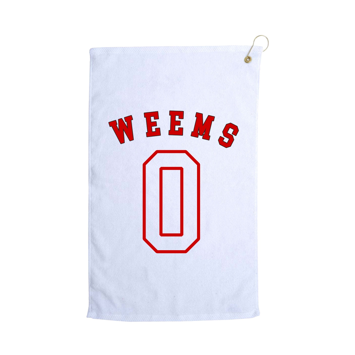 Golf Towel — Shirsey Arch in White