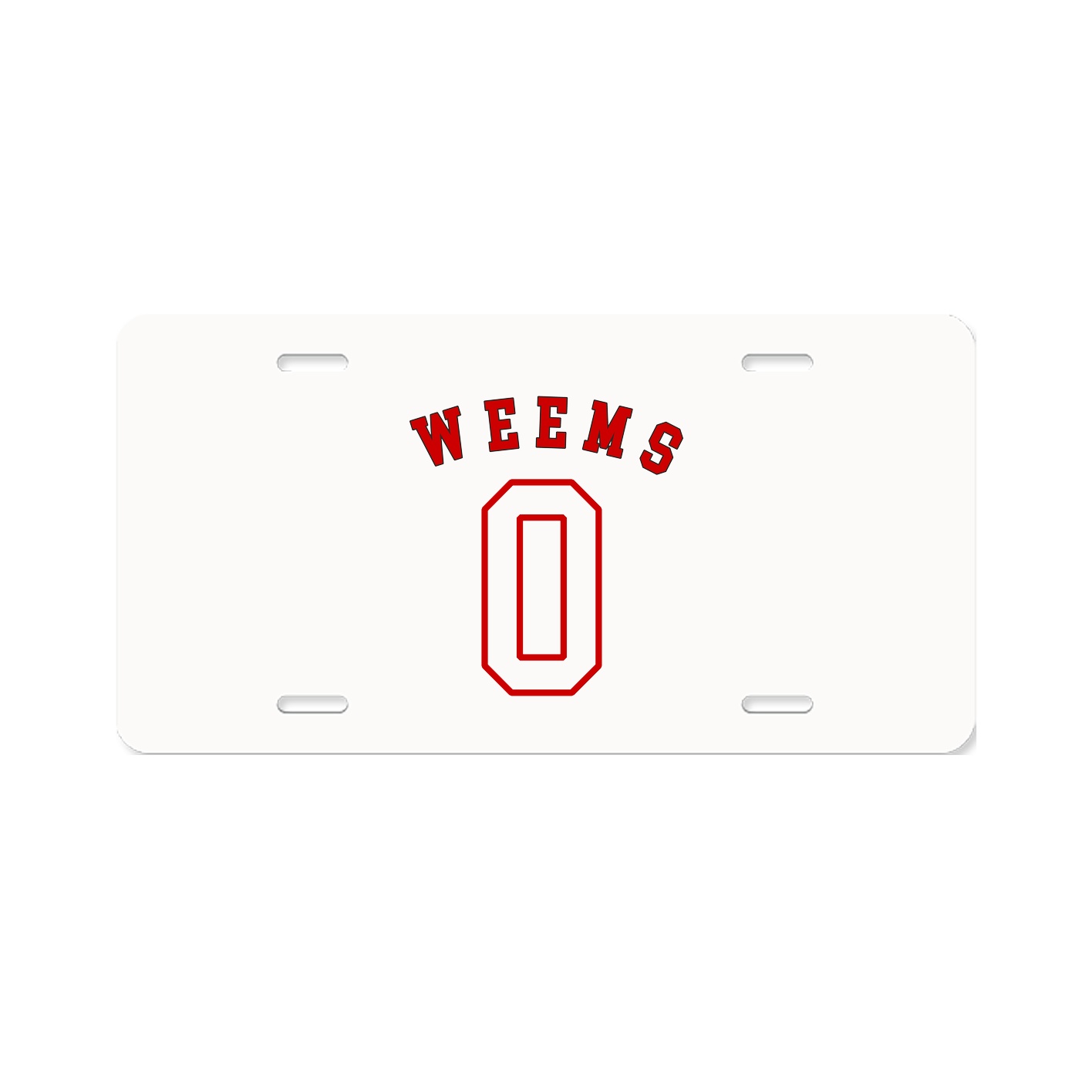License Plate — Shirsey Arch in Classic