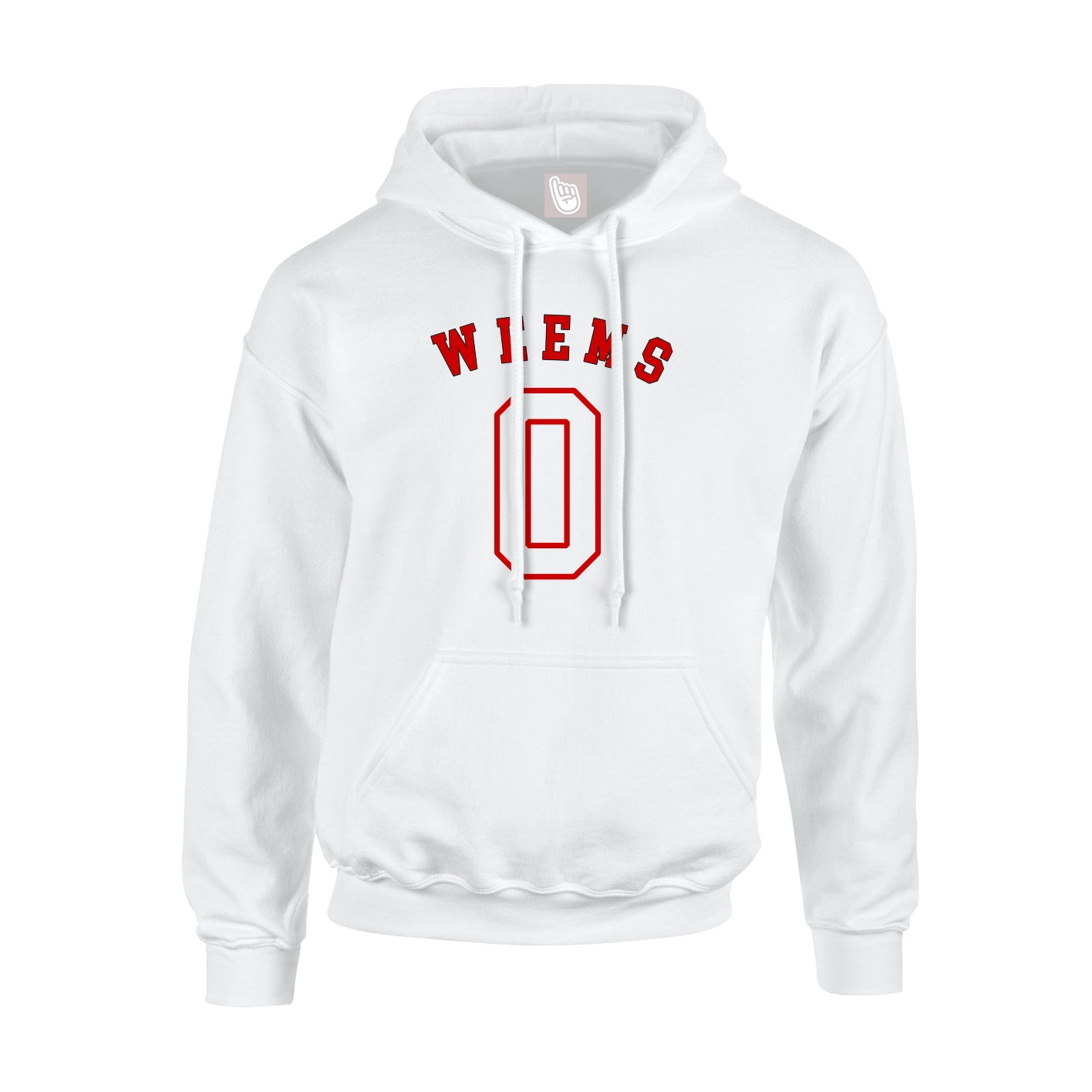 Hoodie — Shirsey Arch in White