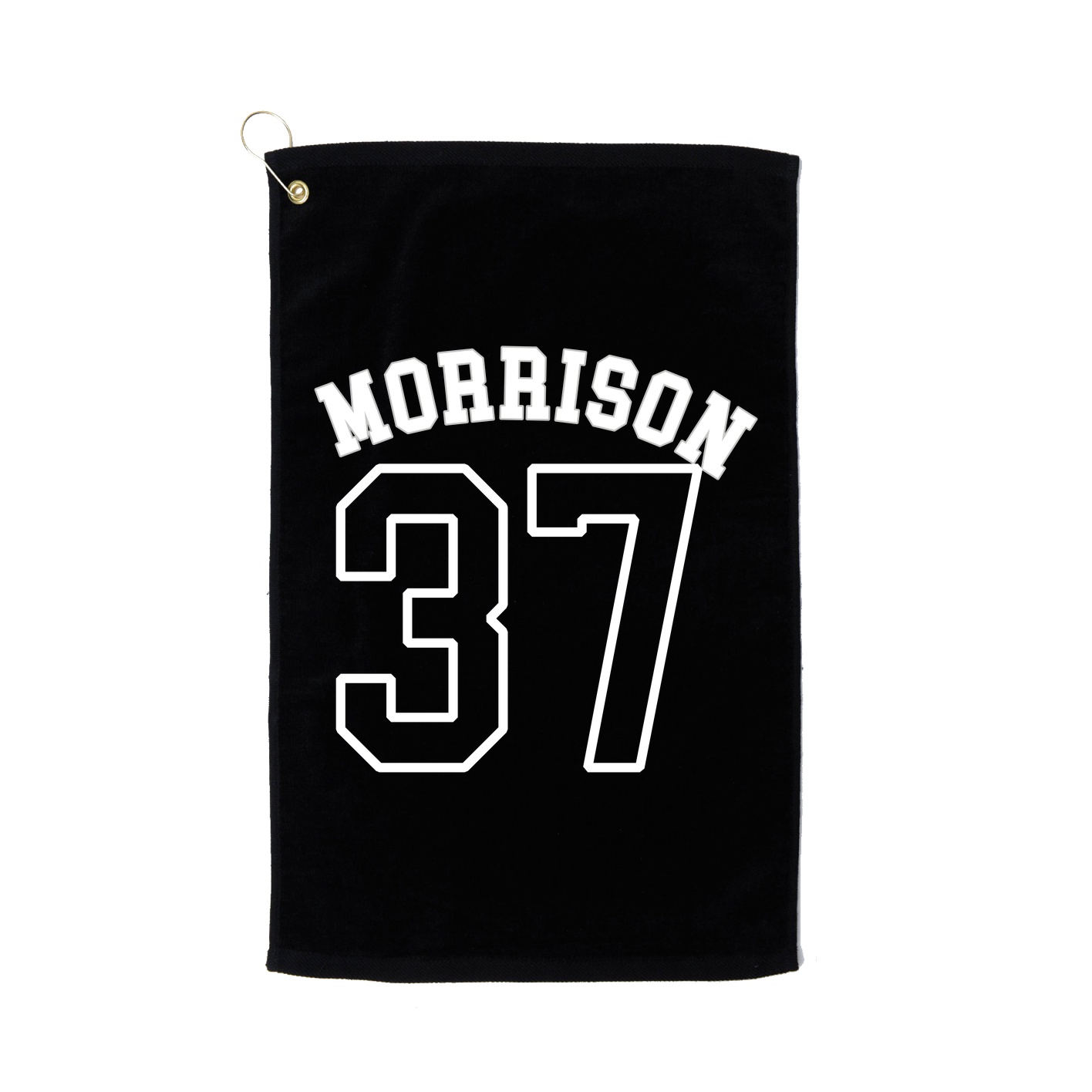 Golf Towel — Shirsey Arch in Black