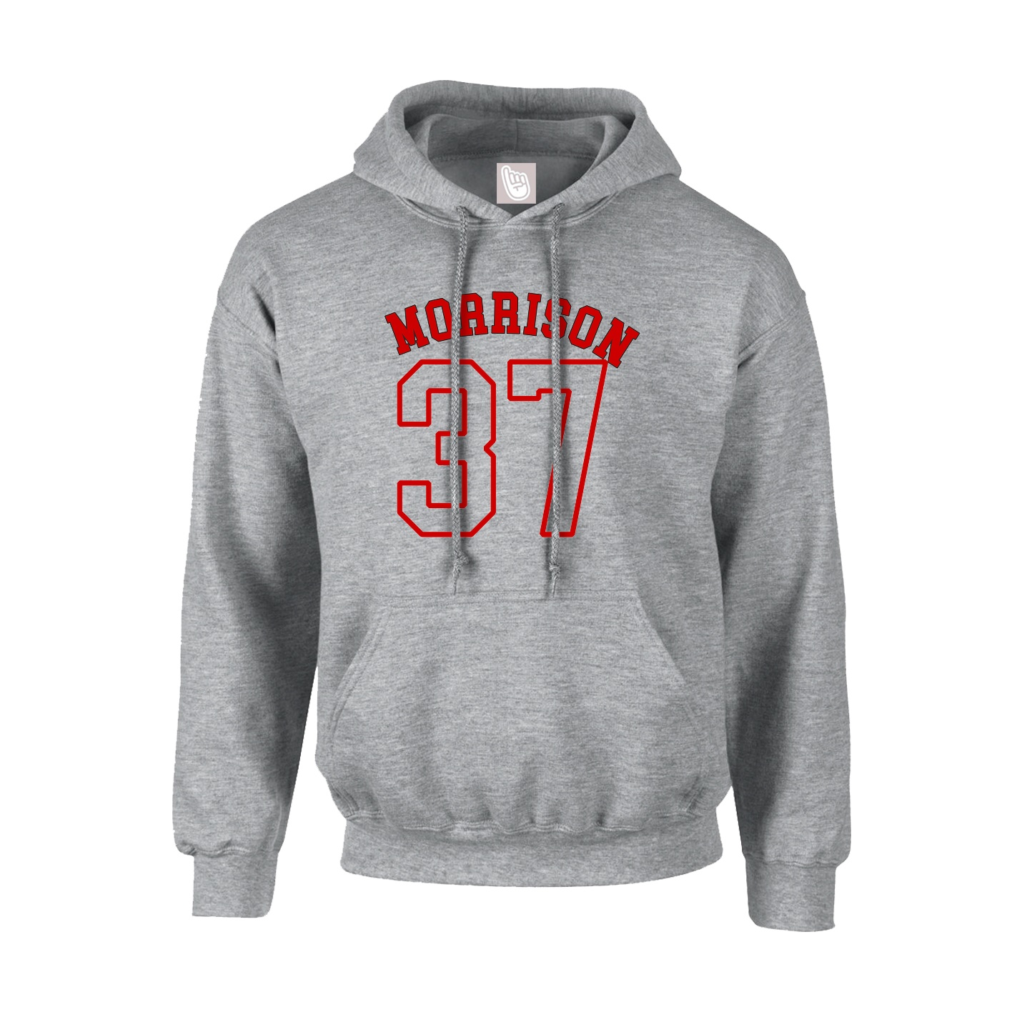 Youth Hoodie — Shirsey Arch in Grey