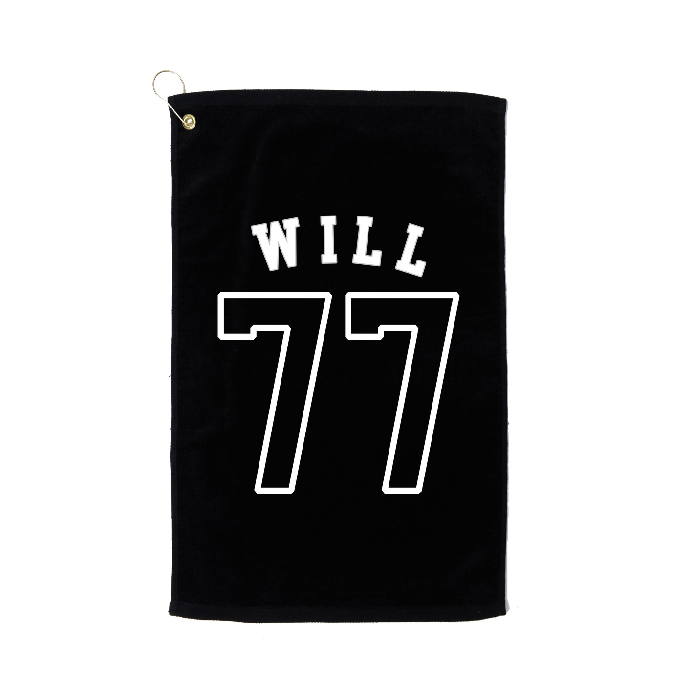 Golf Towel — Shirsey Arch in Black