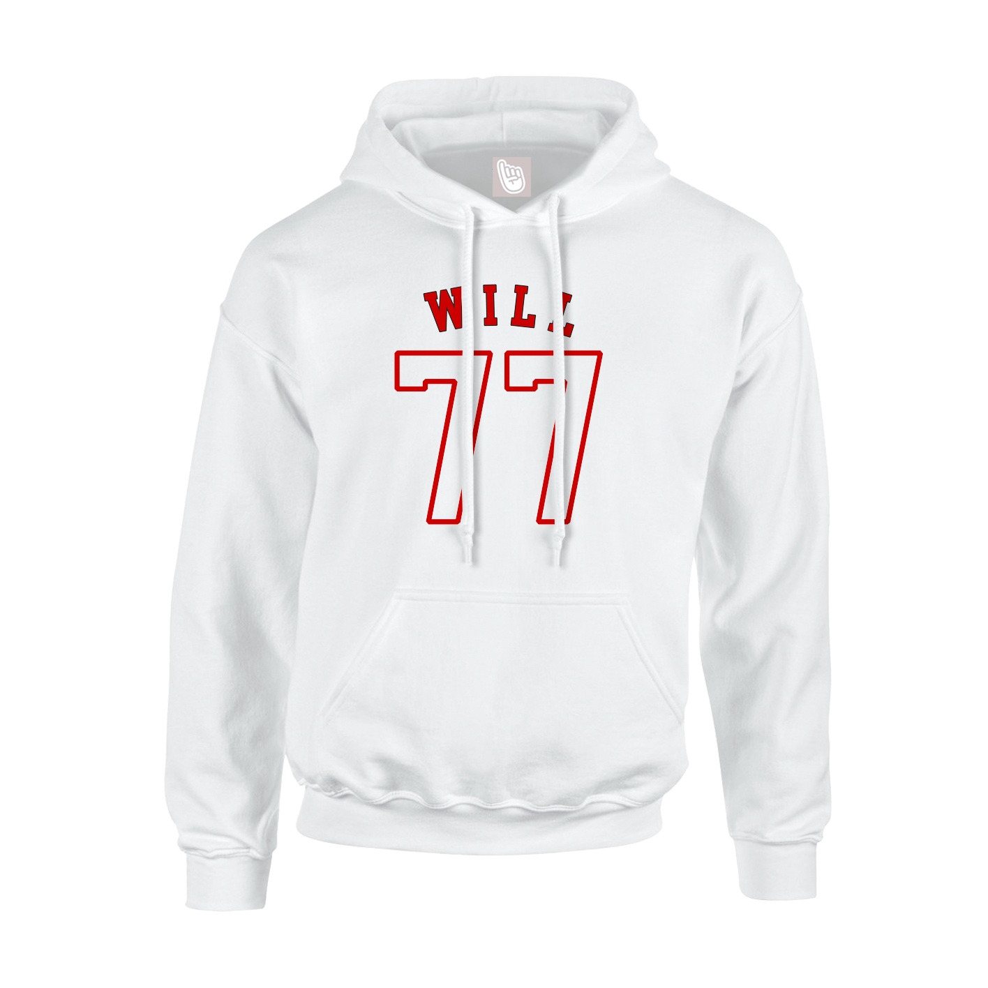 Hoodie — Shirsey Arch in White
