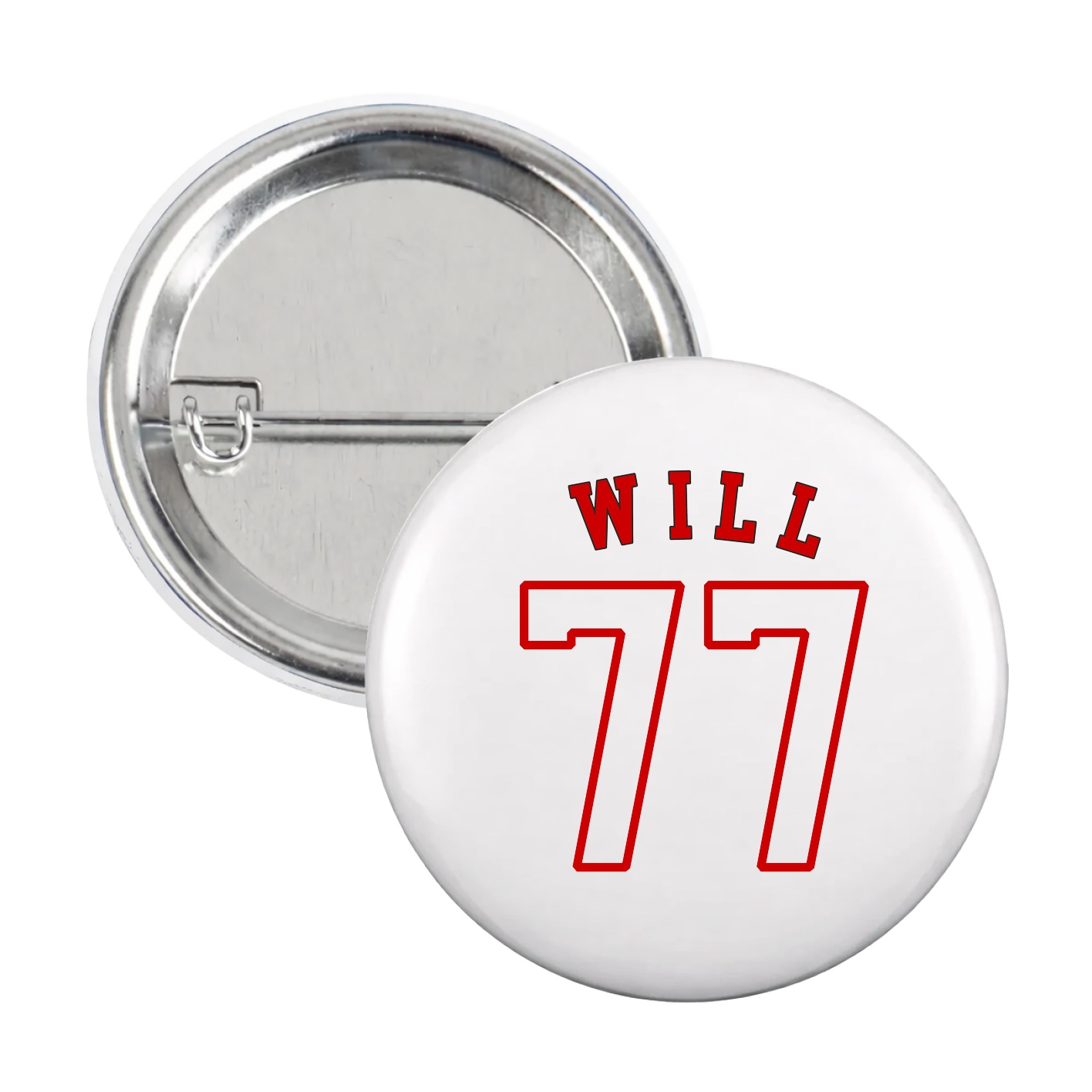 Game Day Button — Shirsey Arch in White