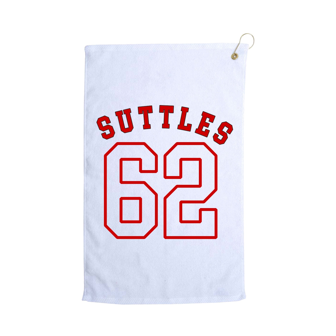 Golf Towel — Shirsey Arch in White