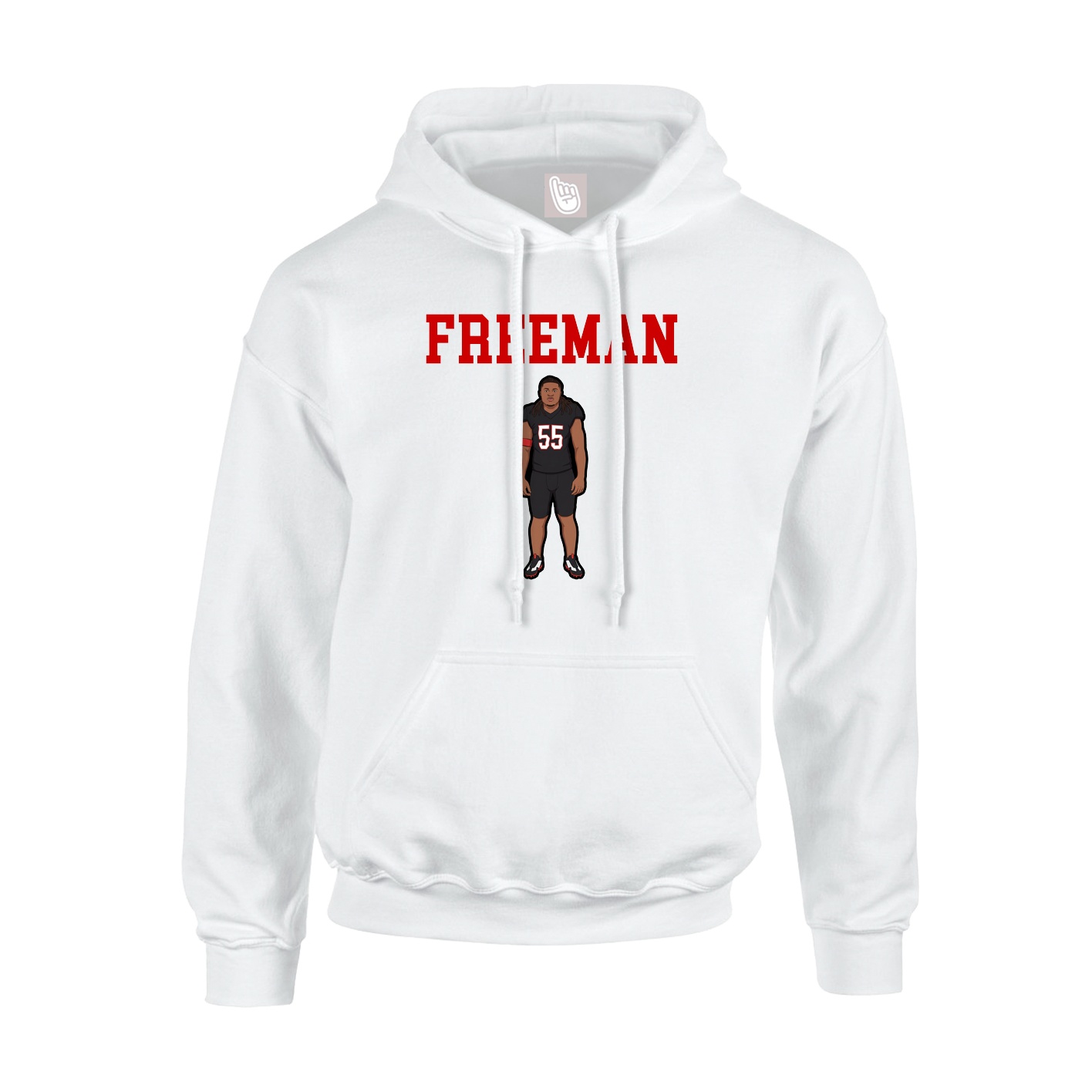 Hoodie — Shirsey in White