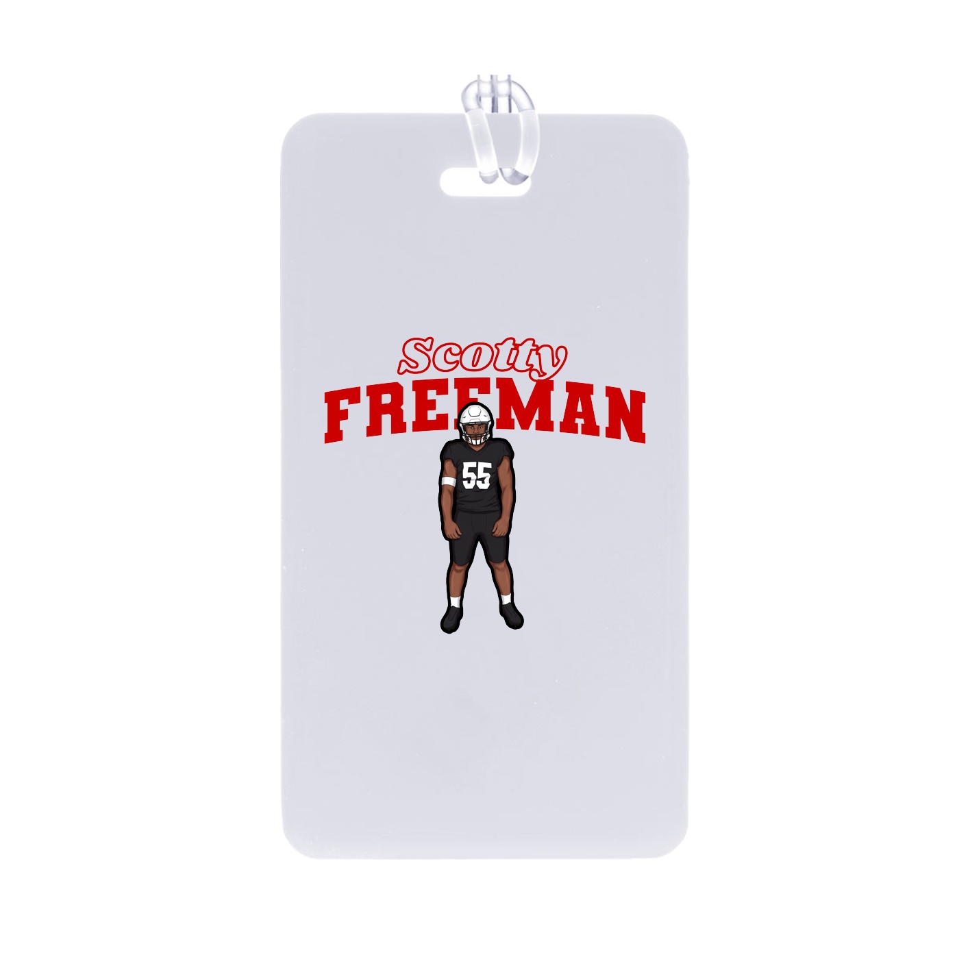 Bag Tag — Name Arch in Classic