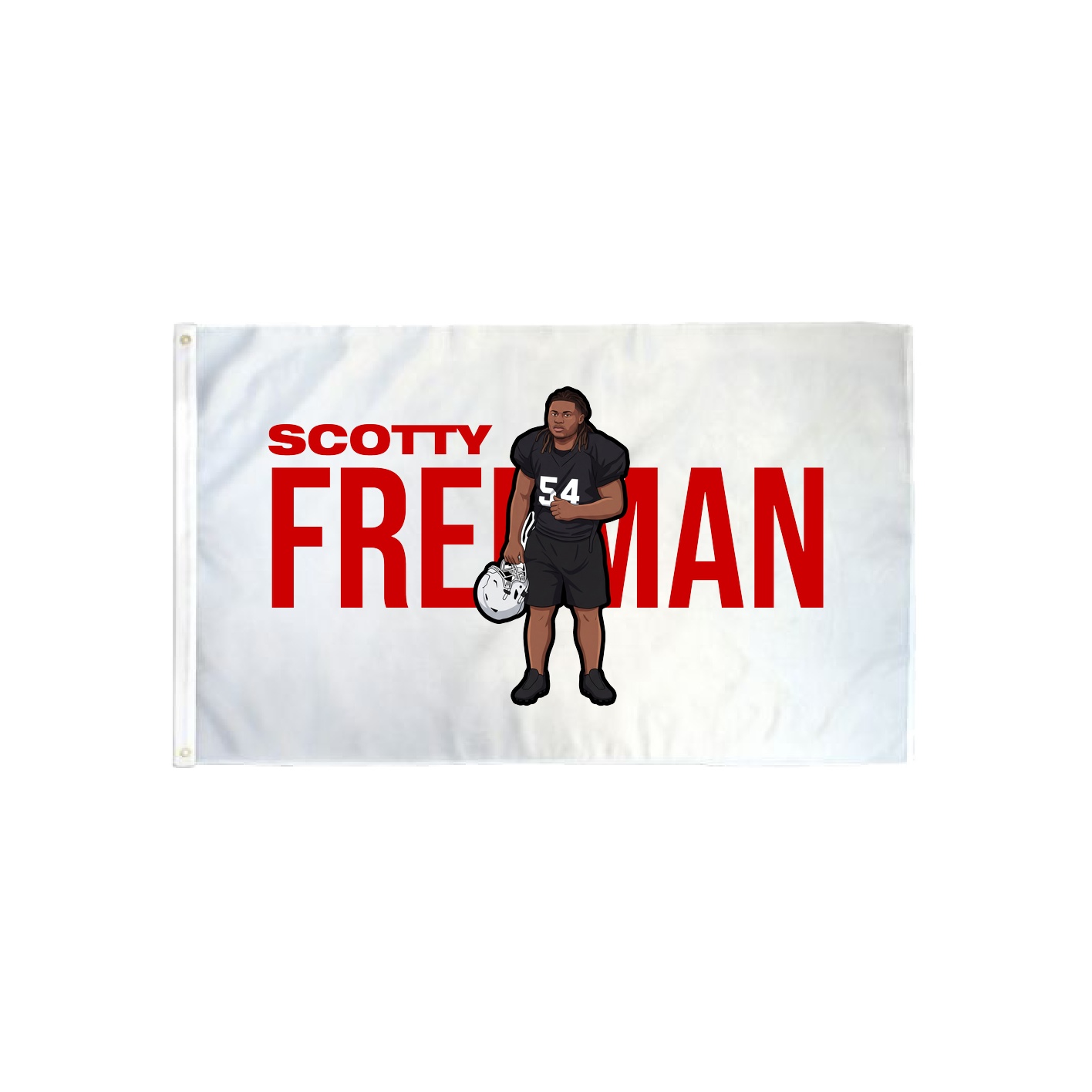 3x5 Flag — Player Name in Classic