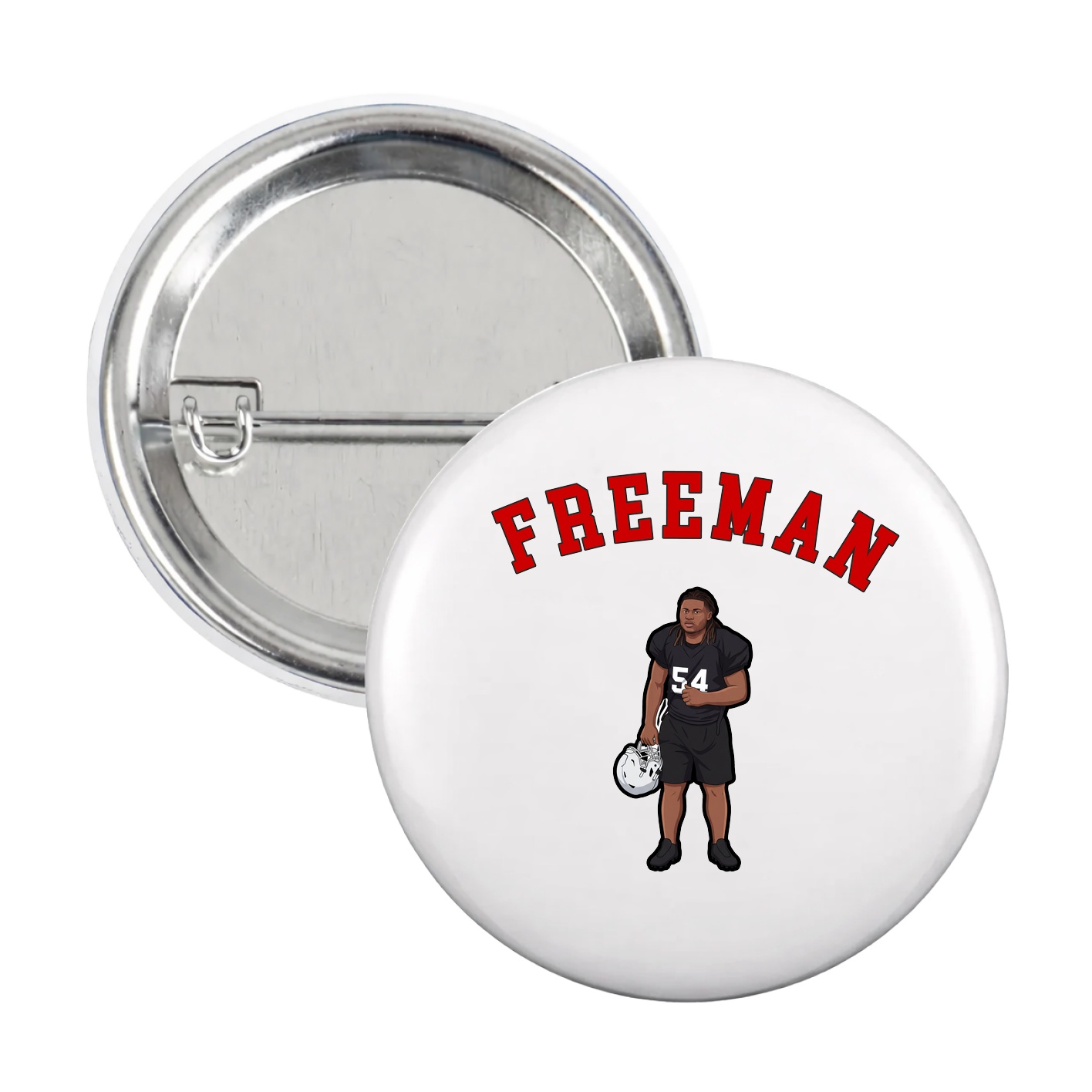 Game Day Button — Shirsey Arch in White