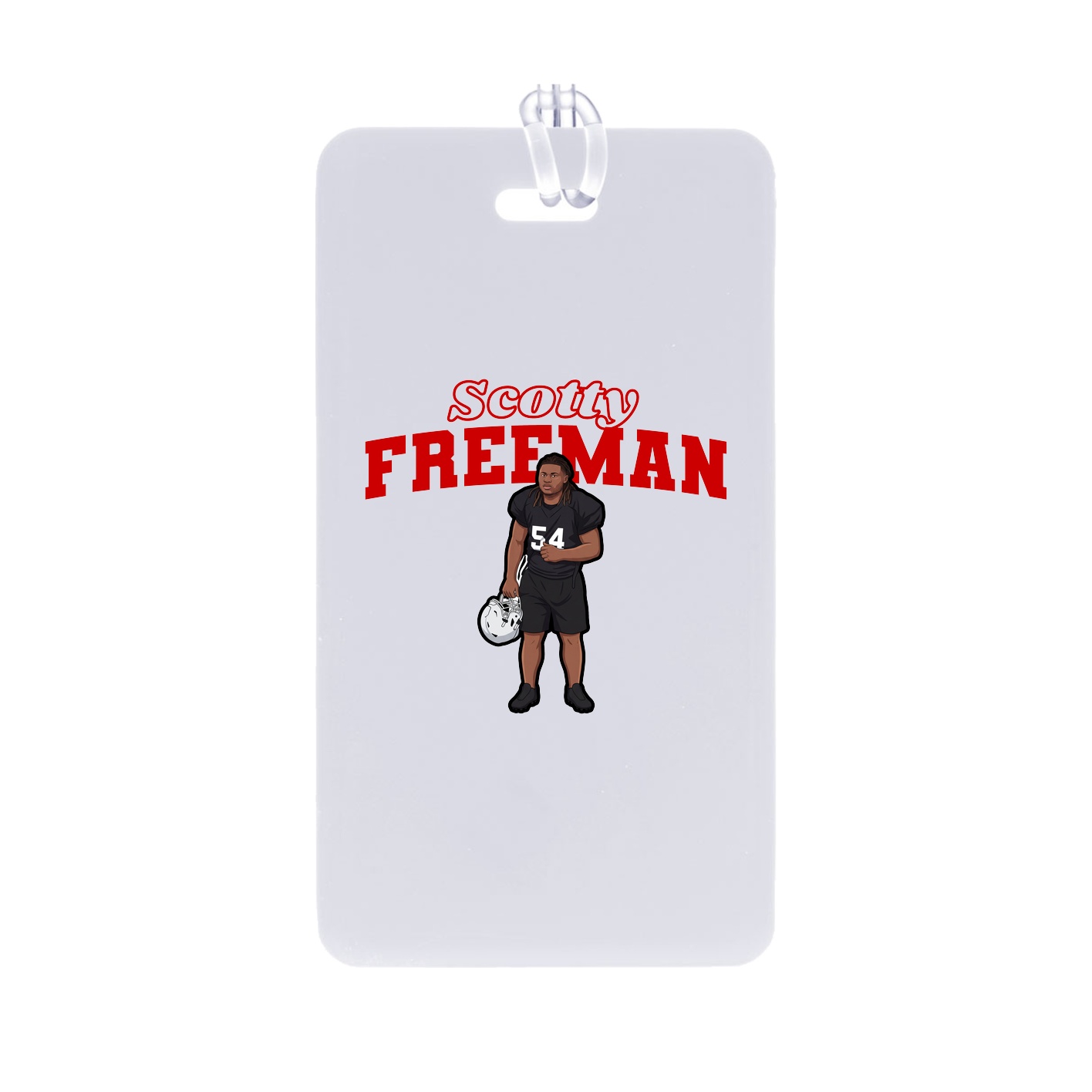 Bag Tag — Name Arch in Classic