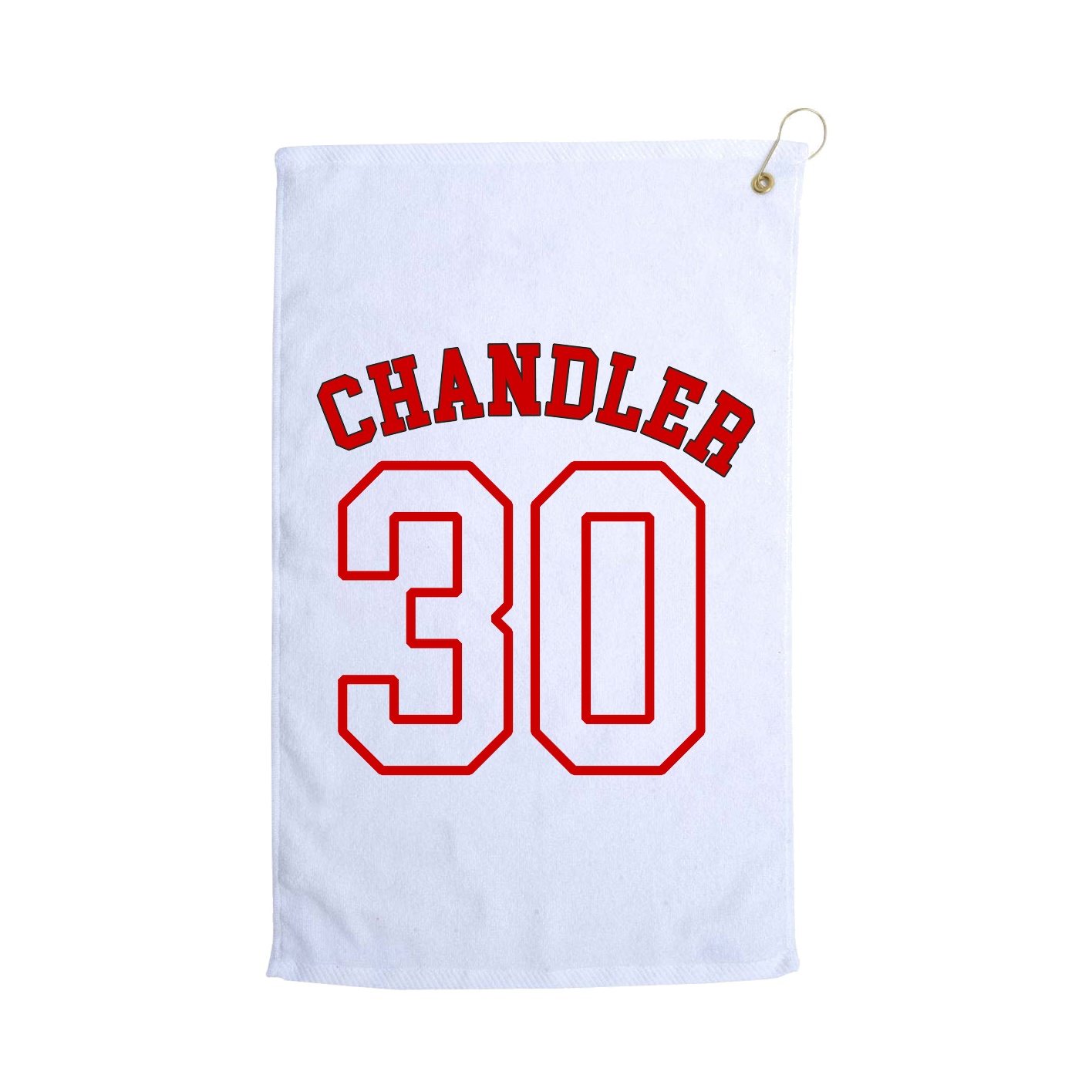 Golf Towel — Shirsey Arch in White