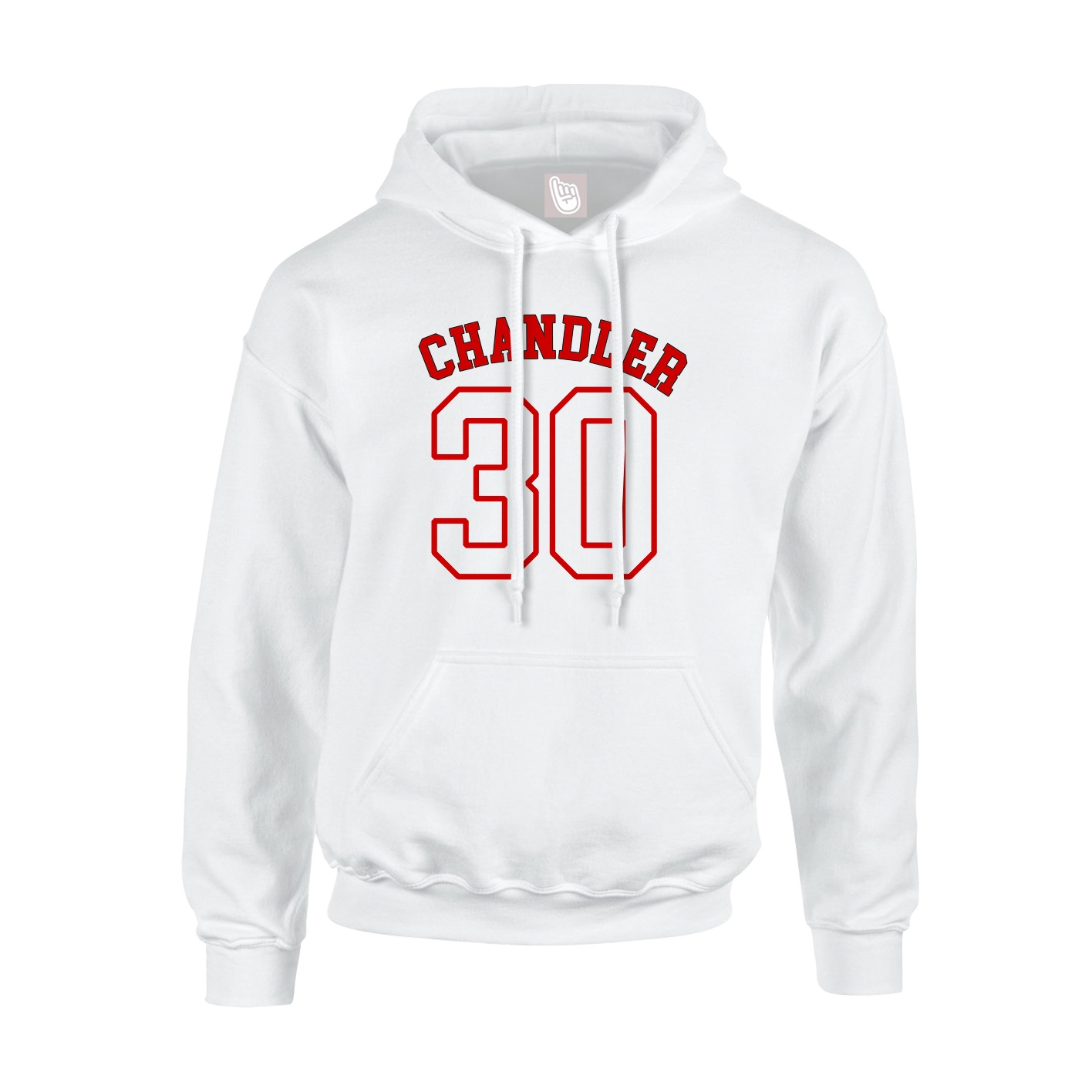 Youth Hoodie — Shirsey Arch in White