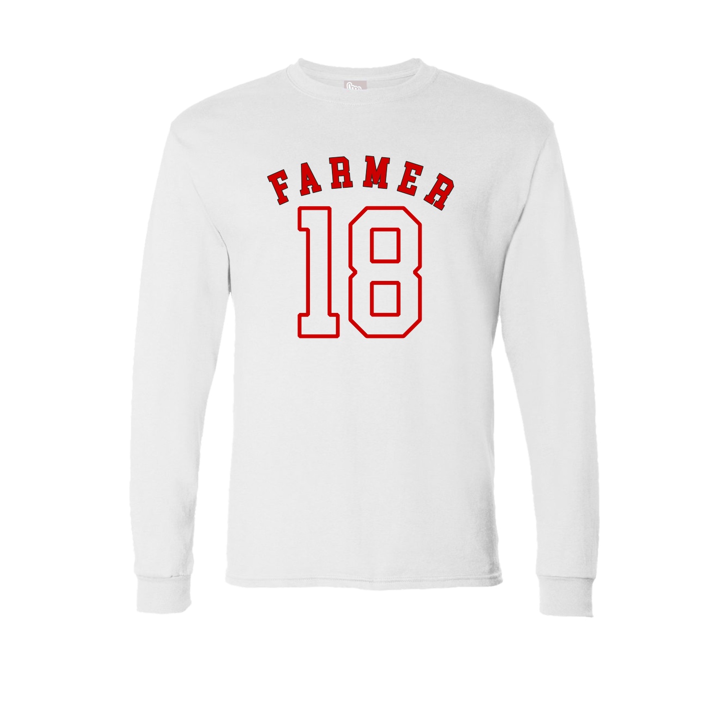 Long Sleeve Tee — Shirsey Arch in White